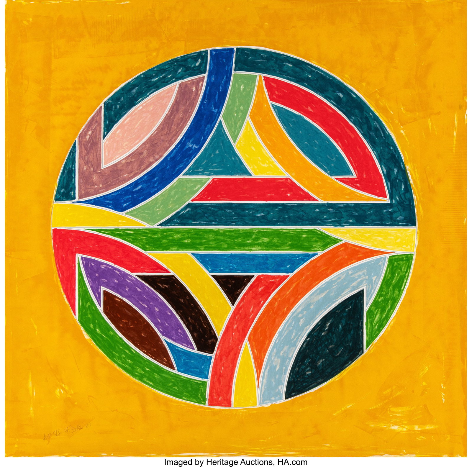 Frank Stella (1936-2024) Sinjerli Variation Squa (1 of 2)