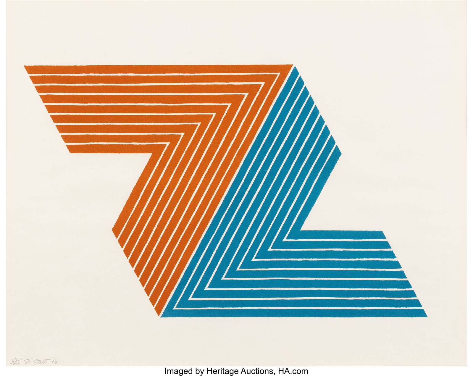 Frank Stella (1936-2024) Itata, from V Series, 1 (1 of 2)
