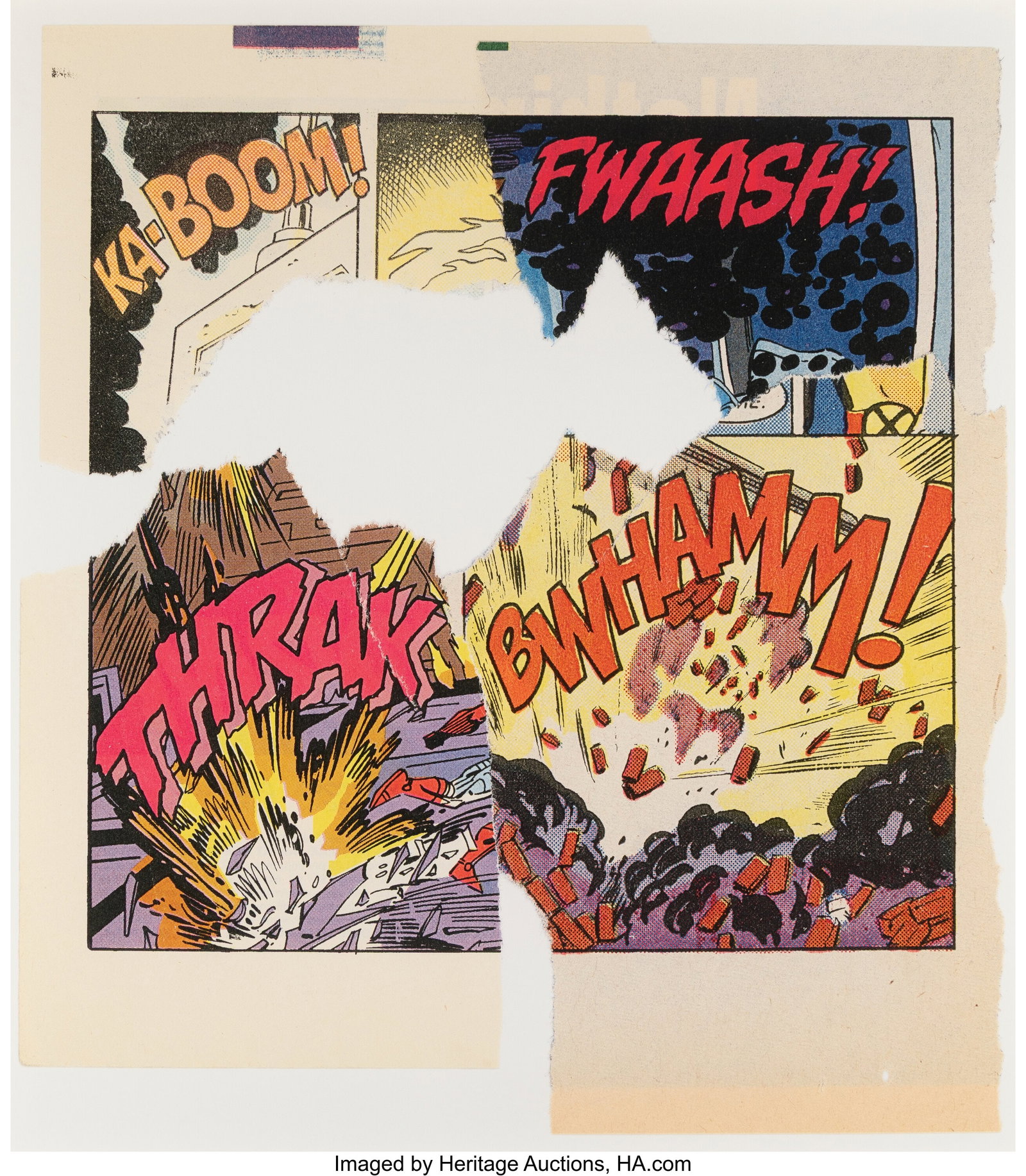 Christian Marclay (b. 1955) Fwaash!, 2006 Inkjet: Christian Marclay (b. 1955) Fwaash!, 2006 Inkjet print on wove paper 48 x 42-3/4 inches (121.9 x 108.6 cm) (sight) A.P. 