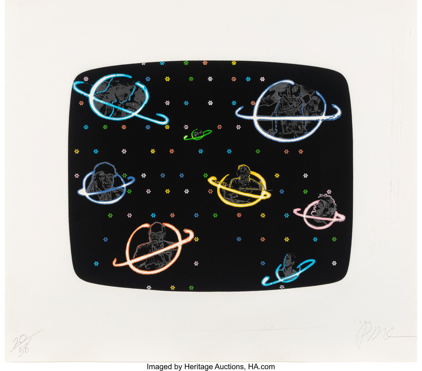 Nam June Paik (1932-2006) 1984 Invaders, from V- (1 of 2)