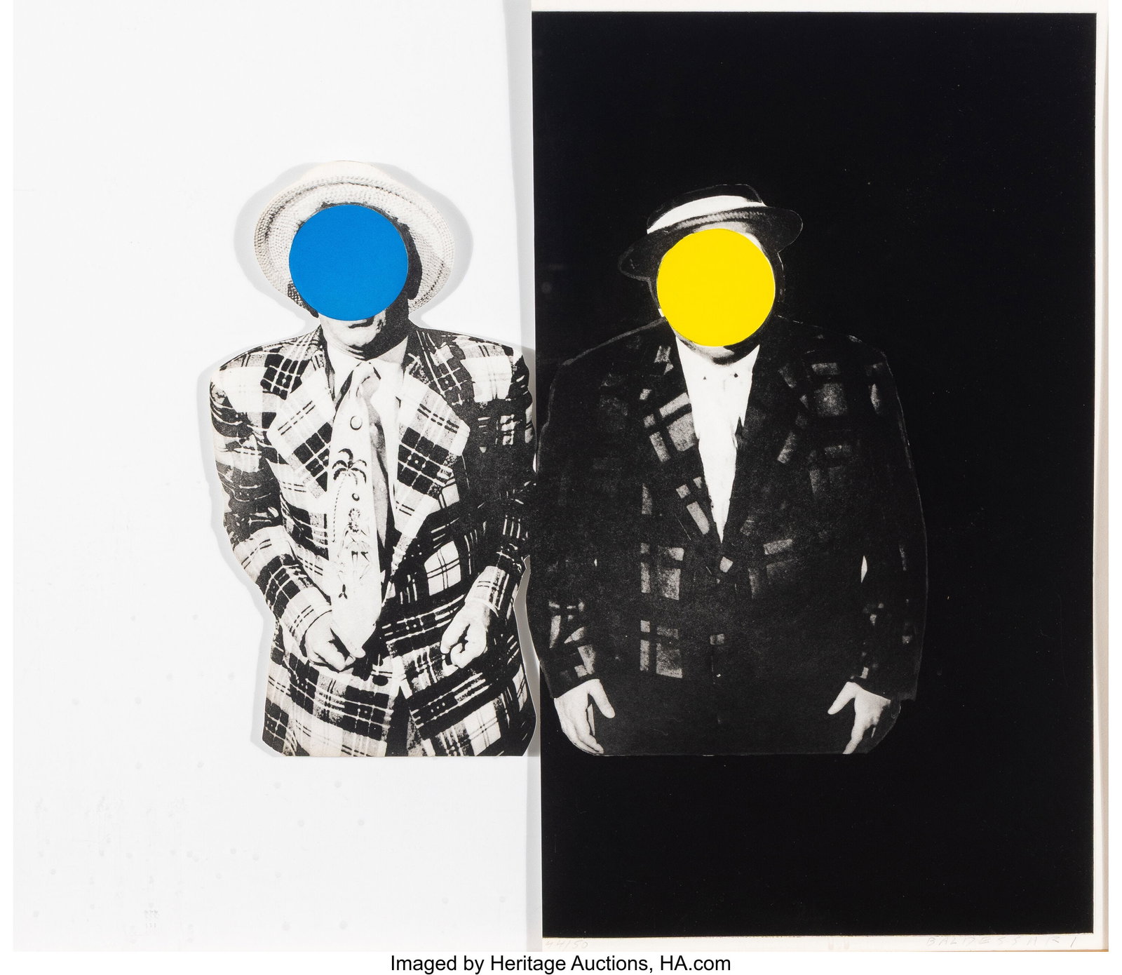 John Baldessari (1931-2020) Blue Boy with Yellow (1 of 3)
