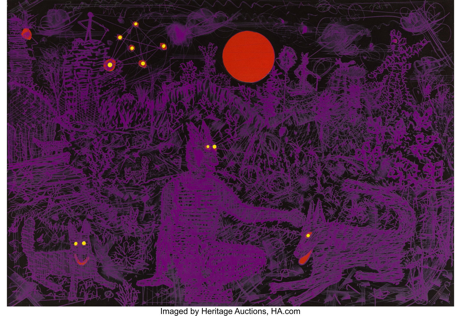 Roy Dean De Forest (1930-2007) Bigfoot 2, 1985 L (1 of 2)