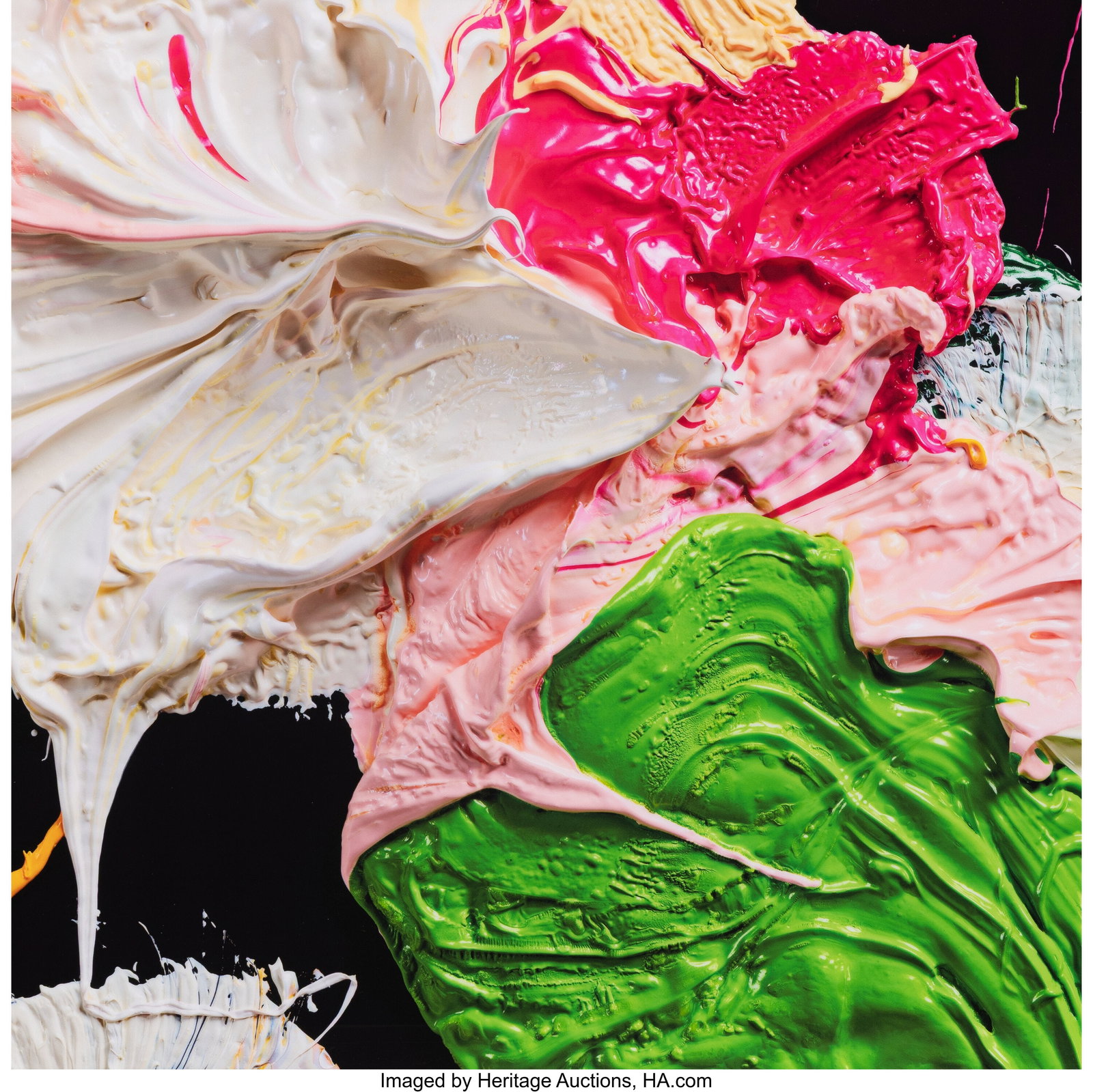 Damien Hirst (b. 1965) Forever (Small), 2020 Lam: Damien Hirst (b. 1965) Forever (Small), 2020 Laminated giclée print on aluminum composite panel 15-1/2 x 15-1/2 inches (39.4 x 39.4 c