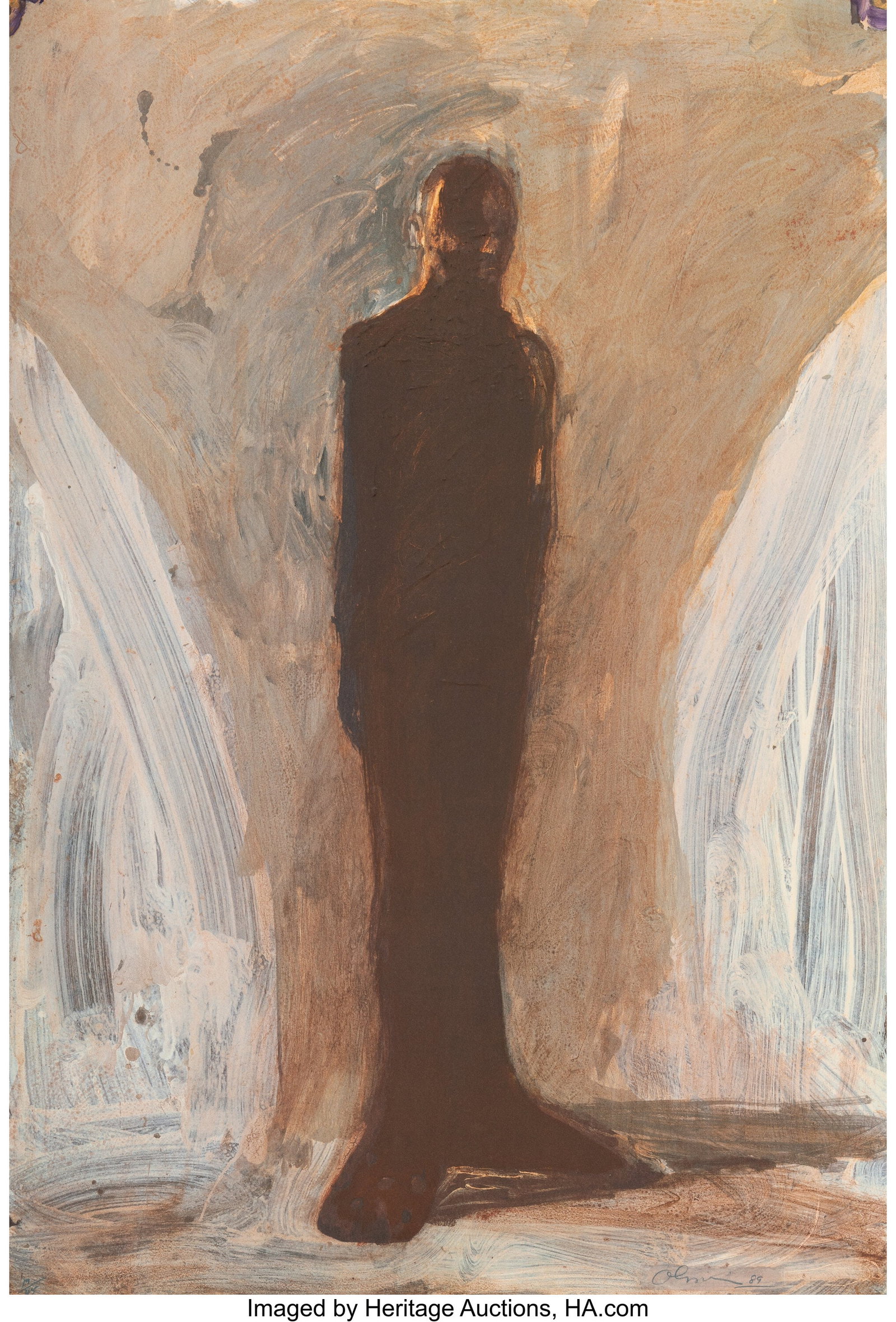 Nathan Oliveira (1928–2010) Man, 1989 Lithogra (1 of 2)