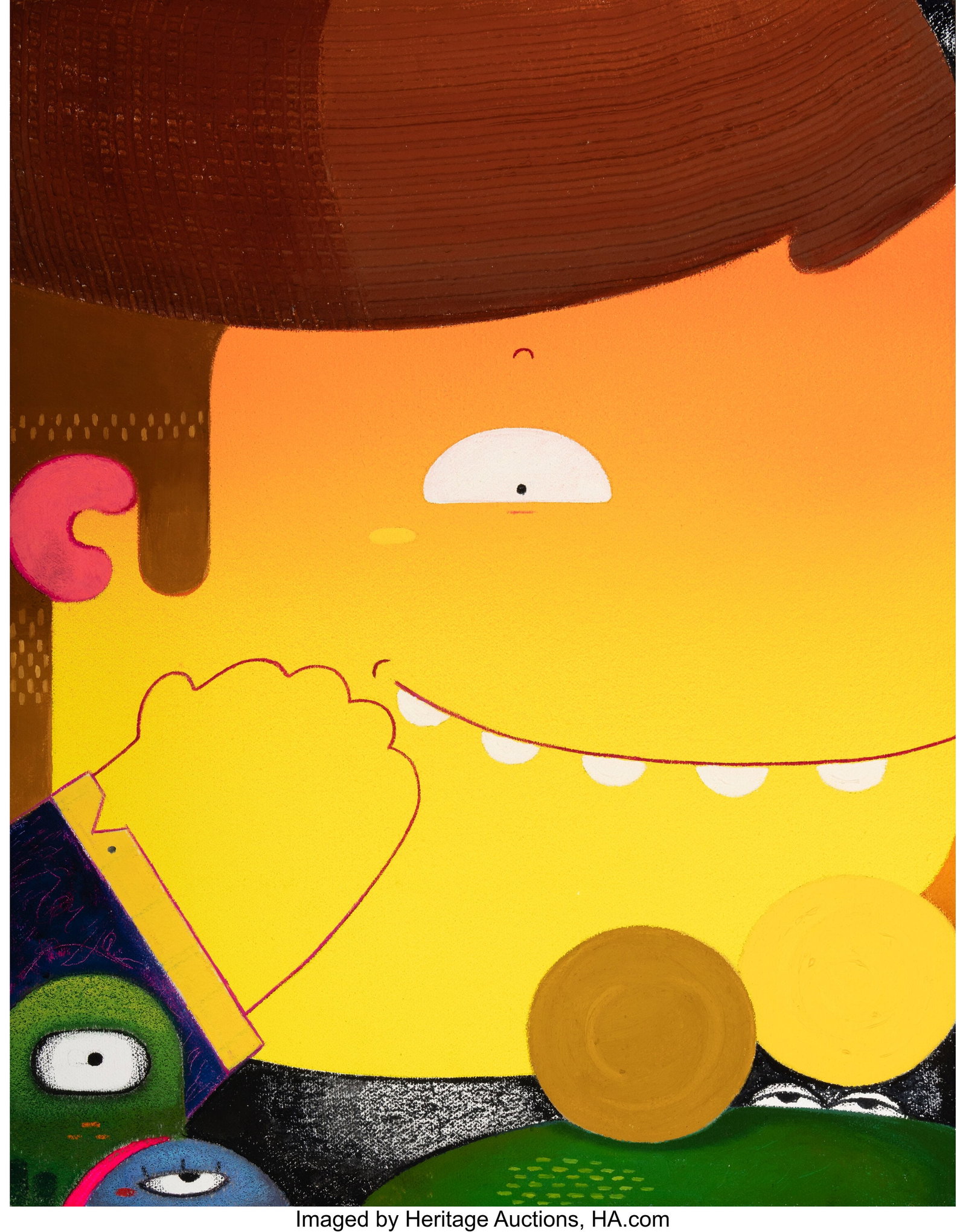 Young Lee (20th Century) Smile Boy, 2020 Mixed m (1 of 2)