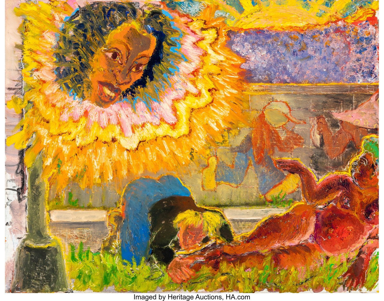 Jacob Mason-Macklin (b. 1995) Genesis, 2021 Oil  (1 of 3)