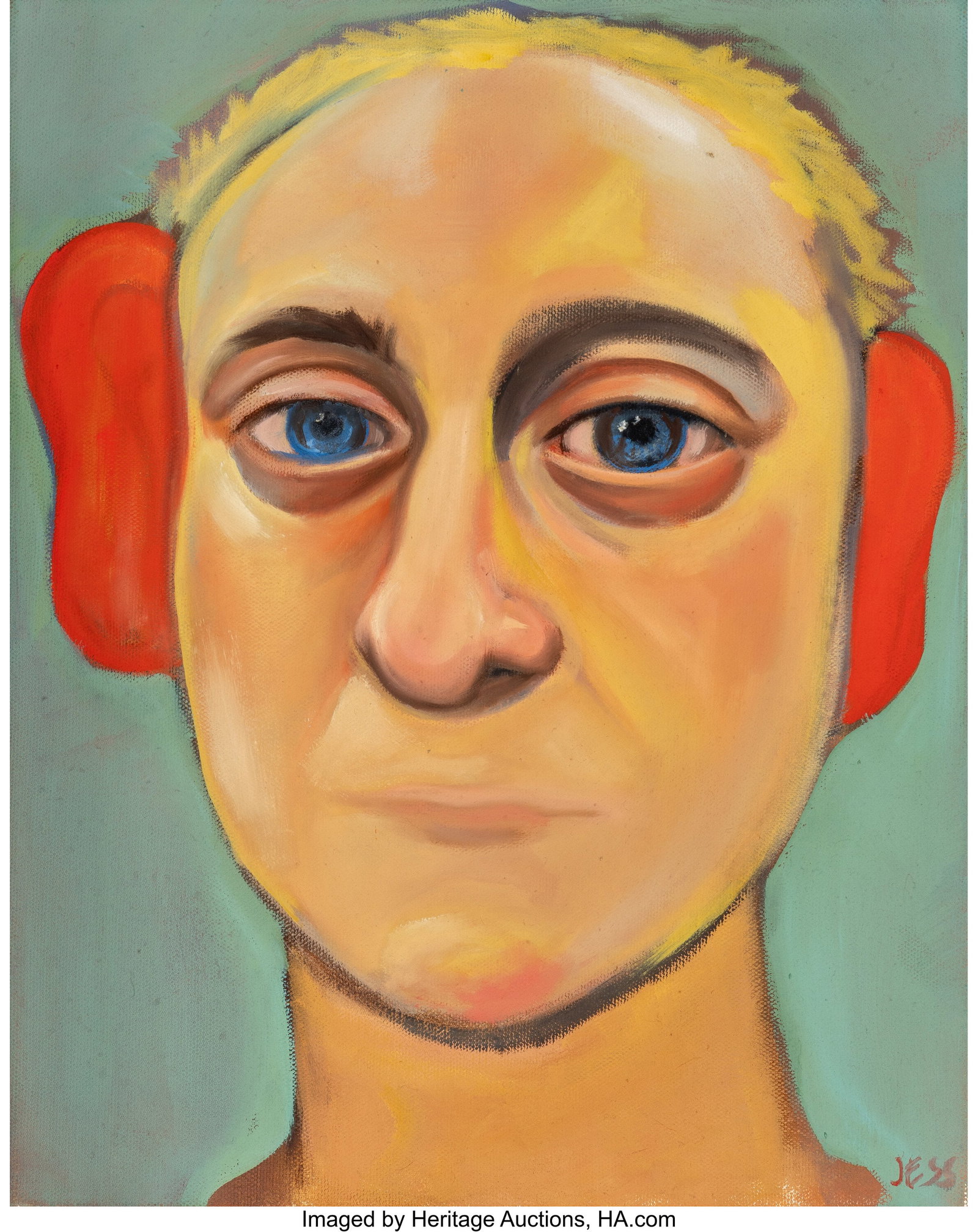 Jess Valice (b. 1996) Sean Oil on canvas 14 x 11 (1 of 3)