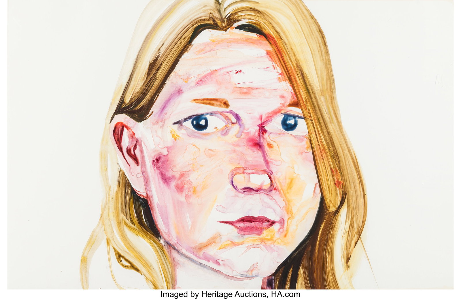 Don Bachardy (b. 1934) Paula Sweet, 1980 Waterco: Don Bachardy (b. 1934) Paula Sweet, 1980 Watercolor and gouache on paper 26 x 40 inches (66.0 x 101.6 cm) (sheet) Signed, titled, a