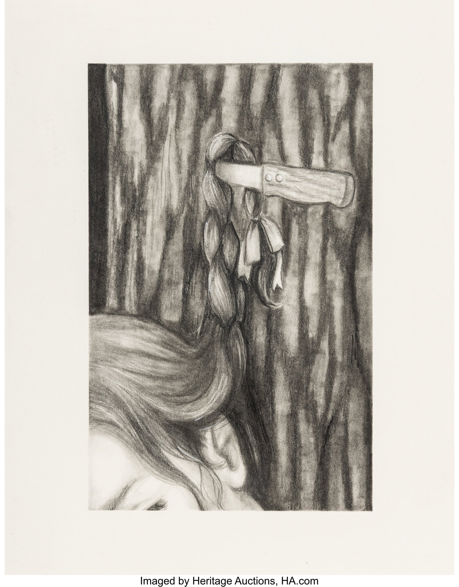 Rebekah Rubalcava (b. 1996) Close Call, 2022 Gra (1 of 3)
