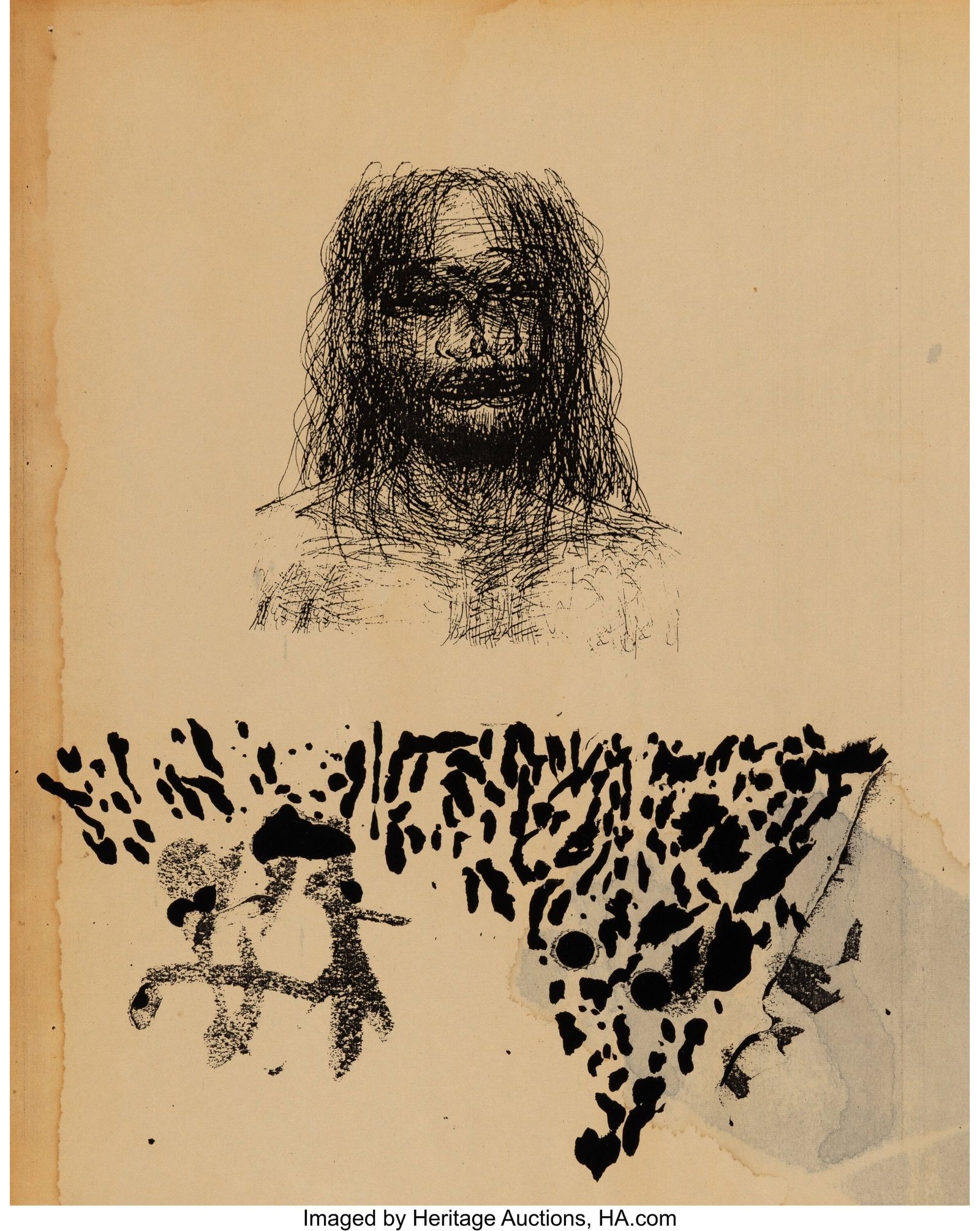 Tomoo Gokita (b. 1969) Me, 2005 Mixed media on p: Tomoo Gokita (b. 1969) Me, 2005 Mixed media on paper 10-1/2 x 8 inches (26.7 x 20.3 cm) (sheet) Signed and dated in pencil verso: TG 