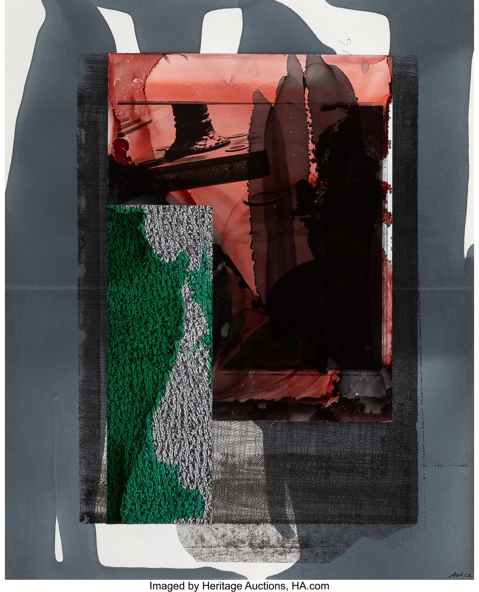 Arturo Herrera (b. 1959) Chicago (eight works), : Arturo Herrera (b. 1959) Chicago (eight works), 2012 Mixed media collage on paper 17-1/4 x 14 inches (43.8 x 35.6 cm) (each, she