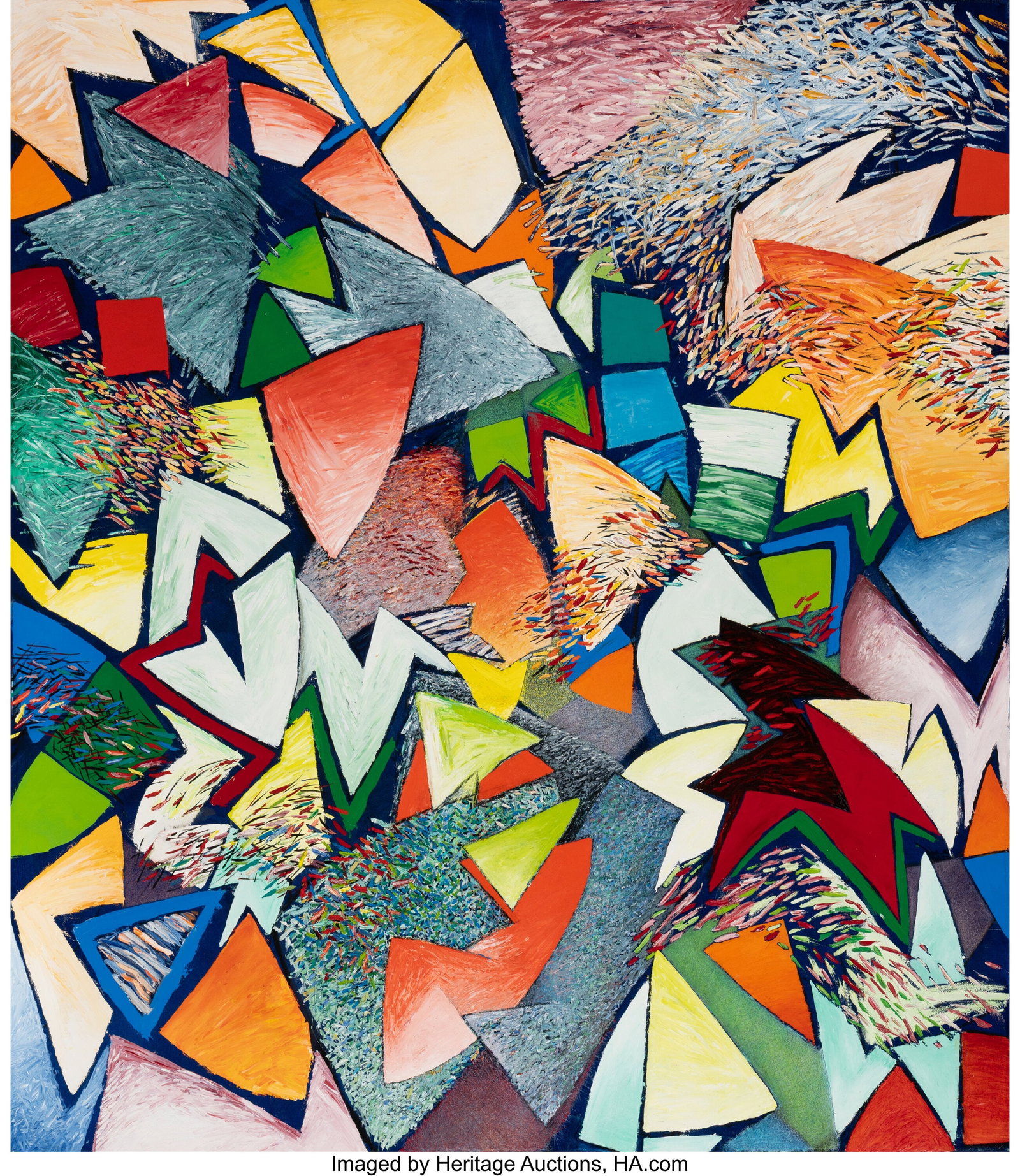 Lois Graham (1930-2007) Joy Ride, 1998 Oil on ca (1 of 3)