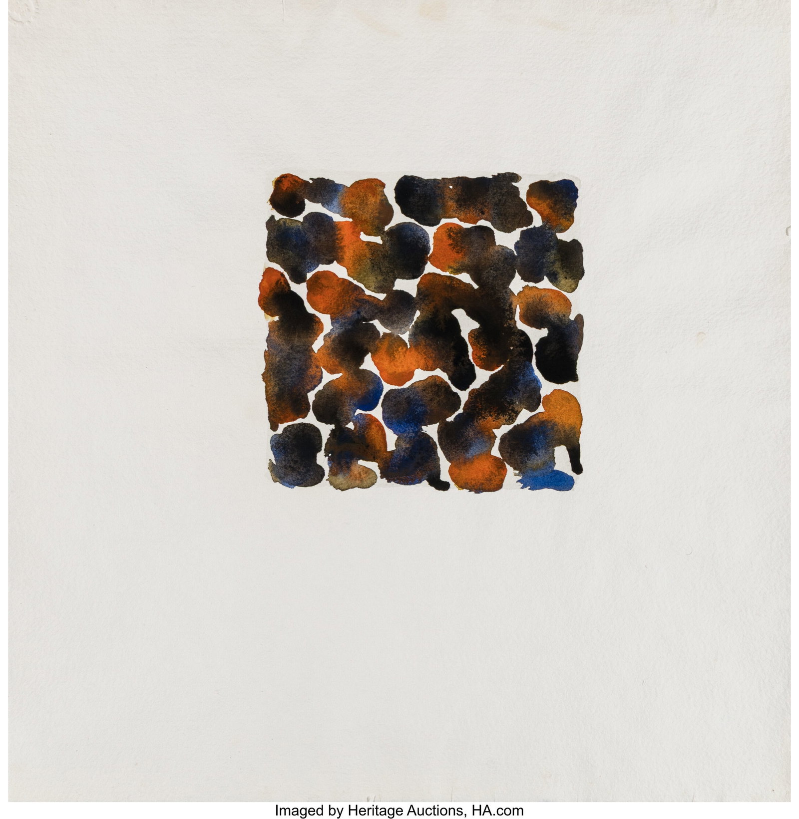 Jacqueline Humphries (b. 1960) Untitled, 1990 Wa: Jacqueline Humphries (b. 1960) Untitled, 1990 Watercolor on paper 17-5/8 inches (44.8 cm) (sheet) Signed and dated in pencil verso: J&period