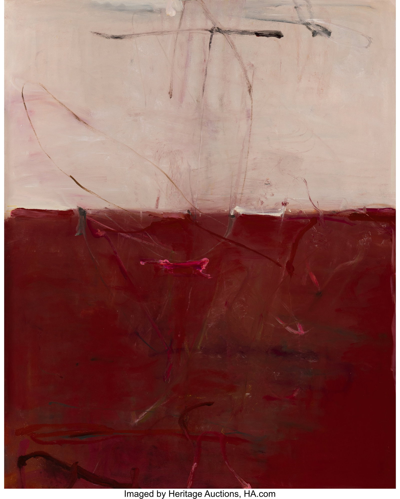 Tom Alan Lieber (b. 1949) Free Bird, 2014 Oil on: Tom Alan Lieber (b. 1949) Free Bird, 2014 Oil on canvas 72 x 58 inches (182.9 x 147.3 cm) Signed, titled, dated, and inscribed on the r