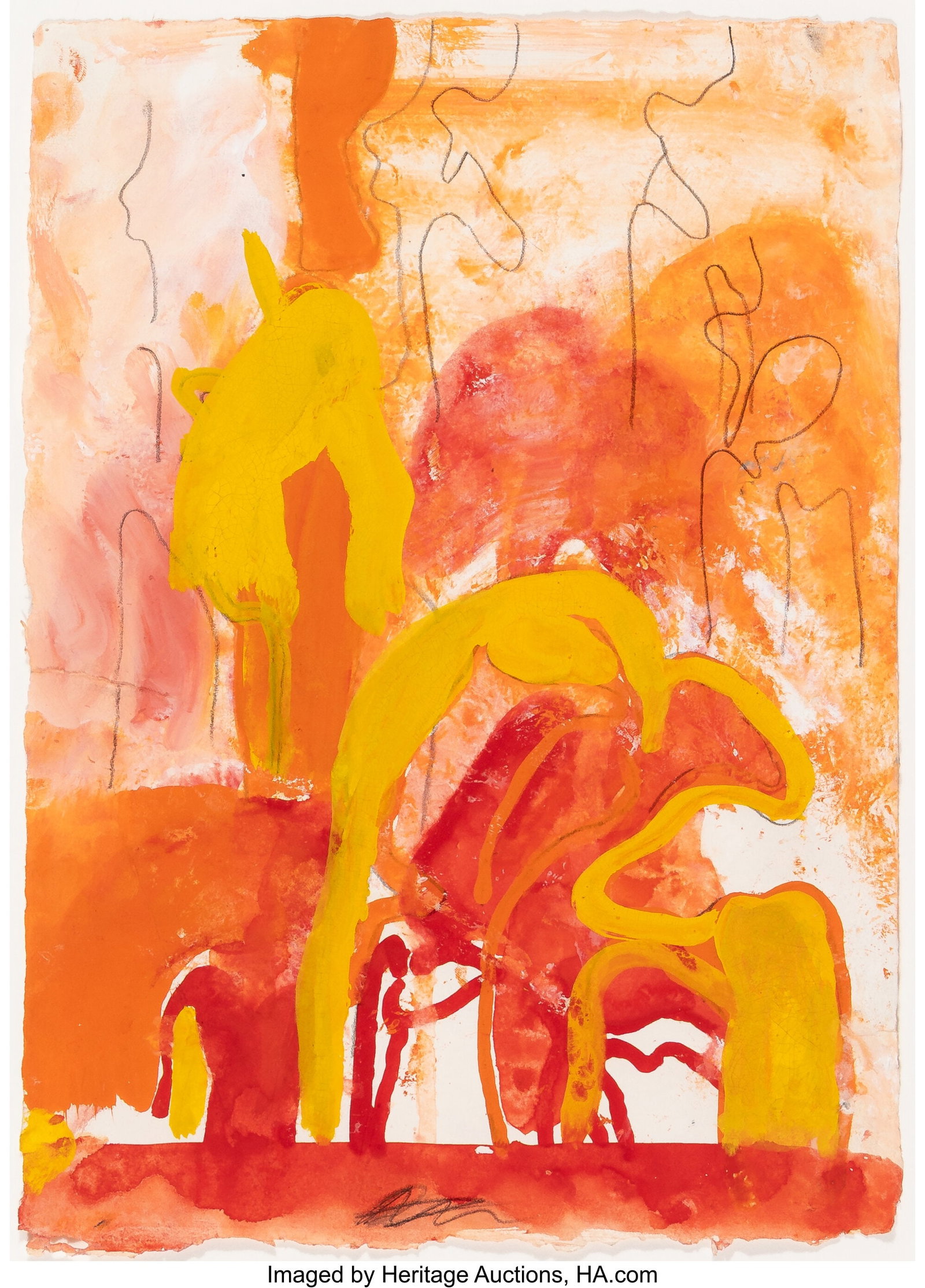 Terry Winters (b. 1949) Schema (38), 1985-86 Wat: Terry Winters (b. 1949) Schema (38), 1985-86 Watercolor, gouache, and graphite on paper 12 x 8-1/2 inches (30.5 x 21.6 cm) &lpa
