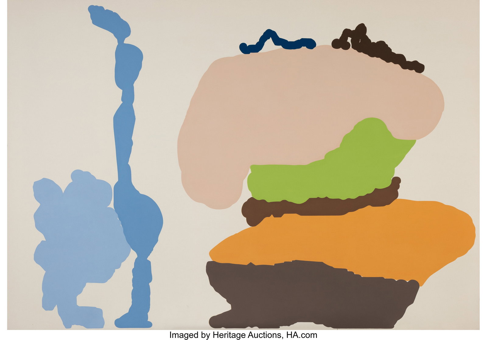 Monique Prieto (b. 1962) Last Chance, 1998 Acryl: Monique Prieto (b. 1962) Last Chance, 1998 Acrylic on canvas 84 x 120 inches (213.4 x 304.8 cm) Signed and dated on overlap PROVENANCE: Pat Hearn G