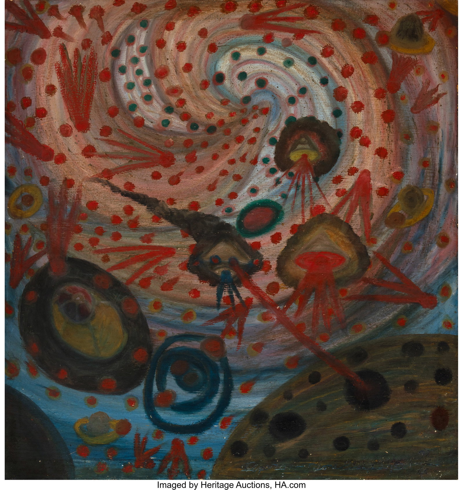 Ionel Talpazan (1955-2015) Untitled, 1993 Oil on: Ionel Talpazan (1955-2015) Untitled, 1993 Oil on canvas 36 x 34 inches (91.4 x 86.4 cm) Signed lower right: Talpazan Ionel N.Y. 11/6&sol