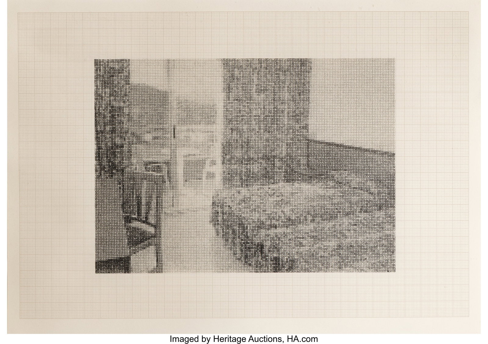 Ewan Gibbs (b. 1973) Typical Interior, 2004 Ink : Ewan Gibbs (b. 1973) Typical Interior, 2004 Ink and graphite on paper 8-1/4 x 11-3/4 inches (21.0 x 29.8 cm) (sheet) Signed, titl