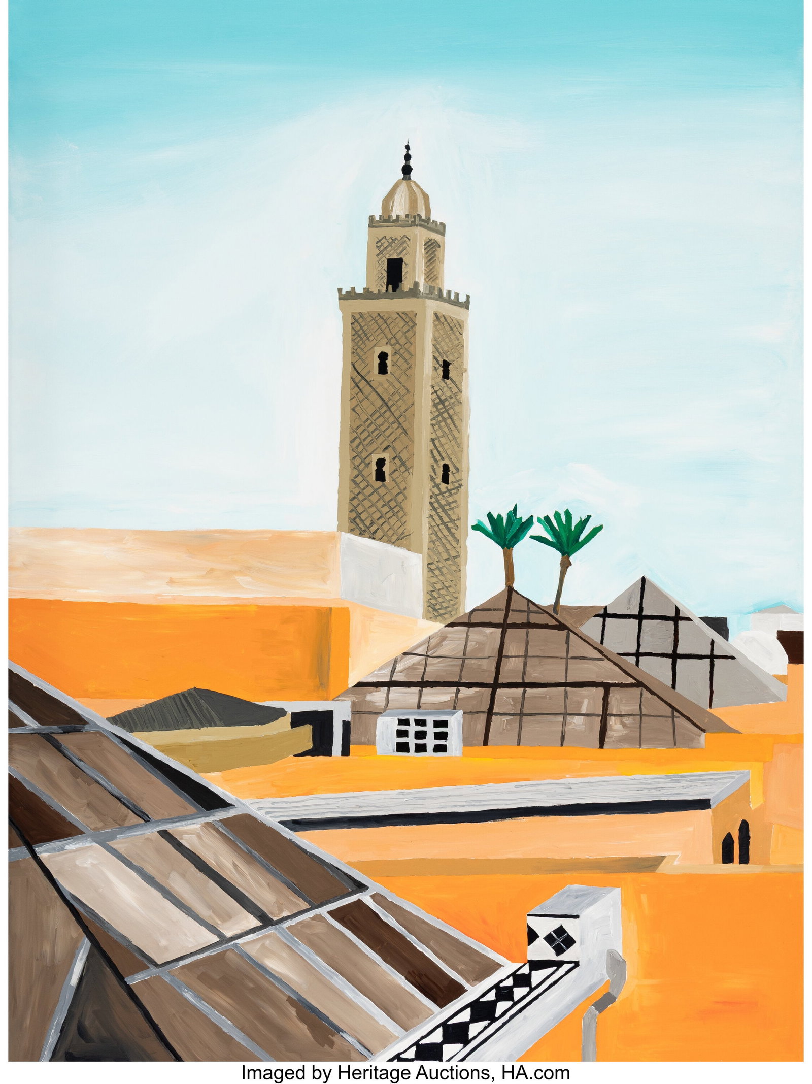 Soimadou Ibrahim (b. 1989) Roof of Annakhil (dip