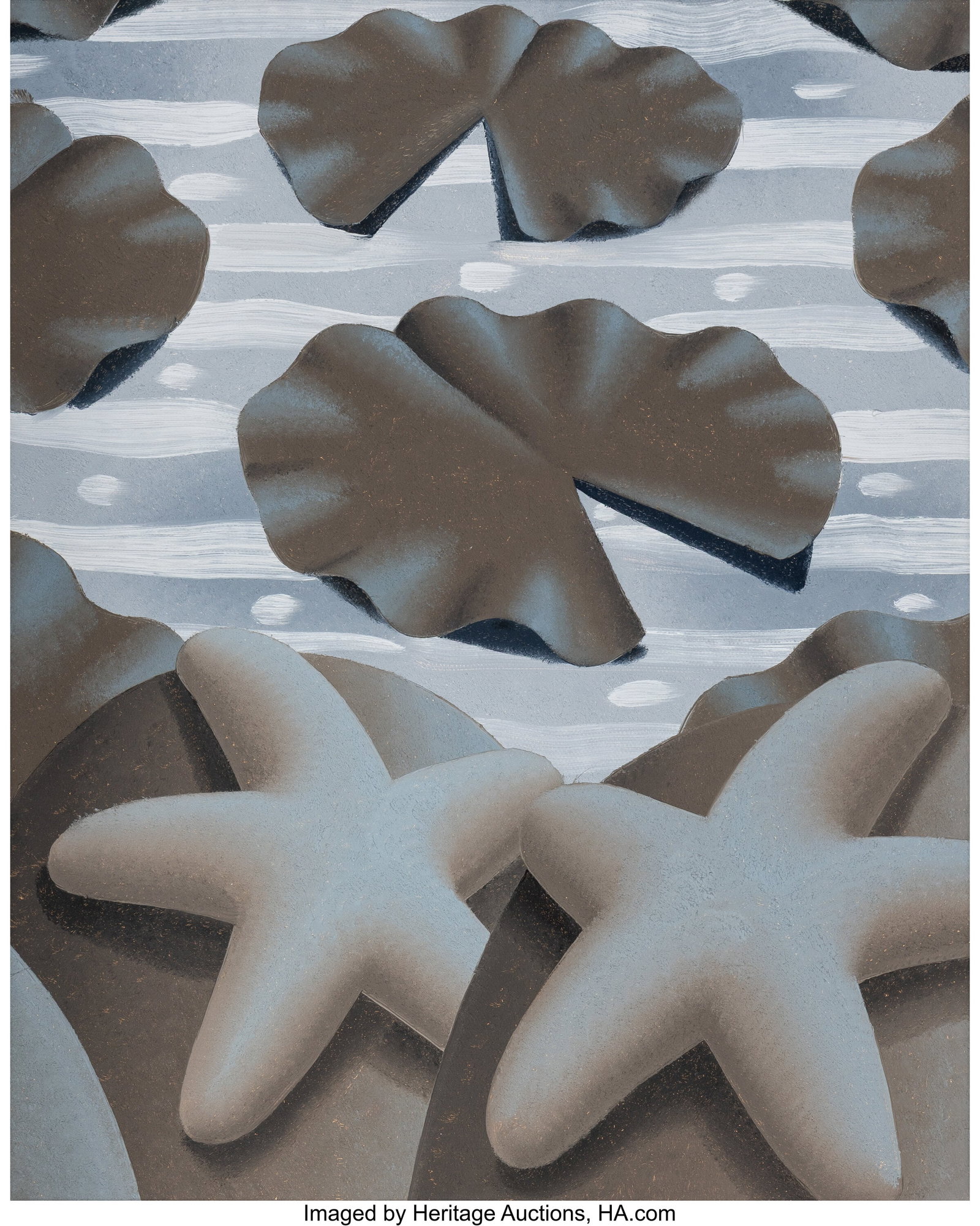 Lauren Leigers (20th Century) Untitled (Resting  (1 of 3)