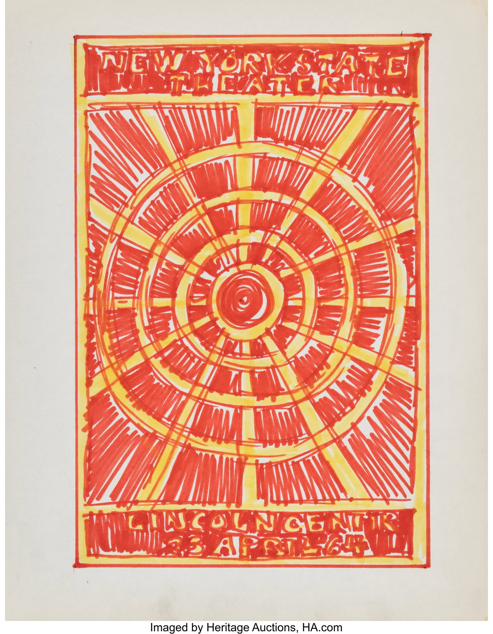 Robert Indiana (1928-2018) Eight preliminary dra (1 of 9)