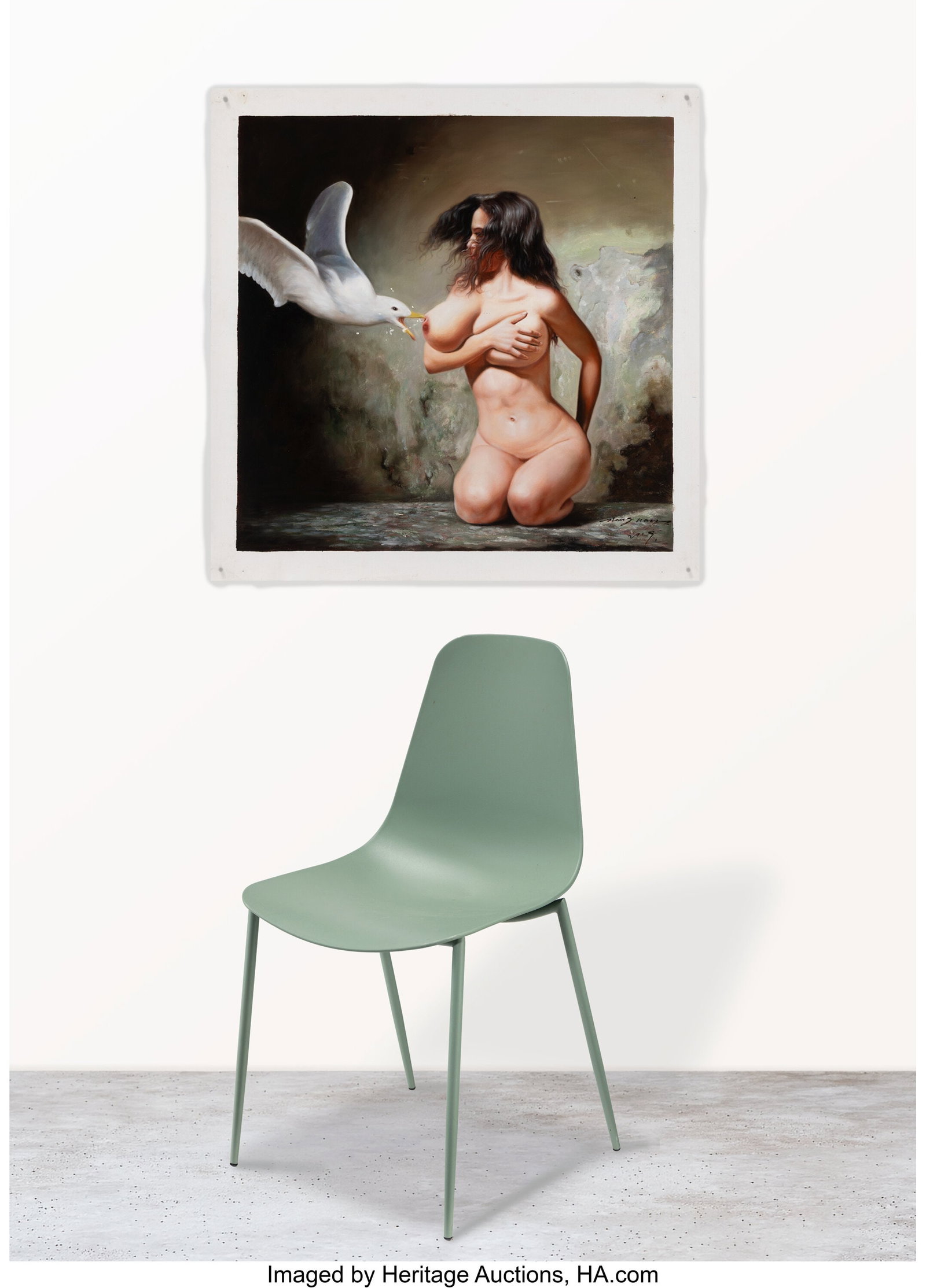 Darren Bader (b. 1978) AES-RS3 Found chair and o (1 of 4)