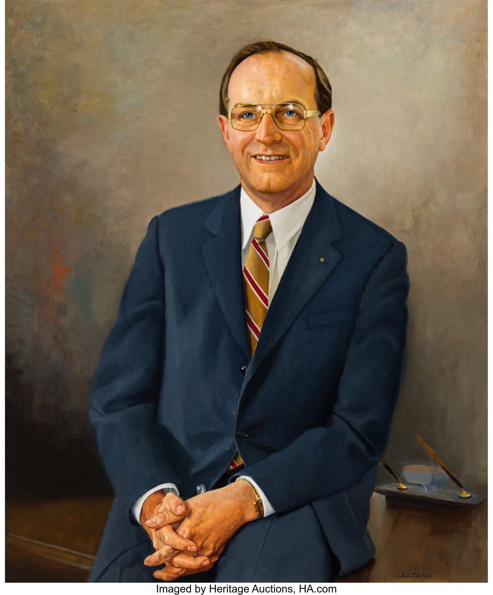 Joseph Csatari (American, 1929-2025) Portrait of