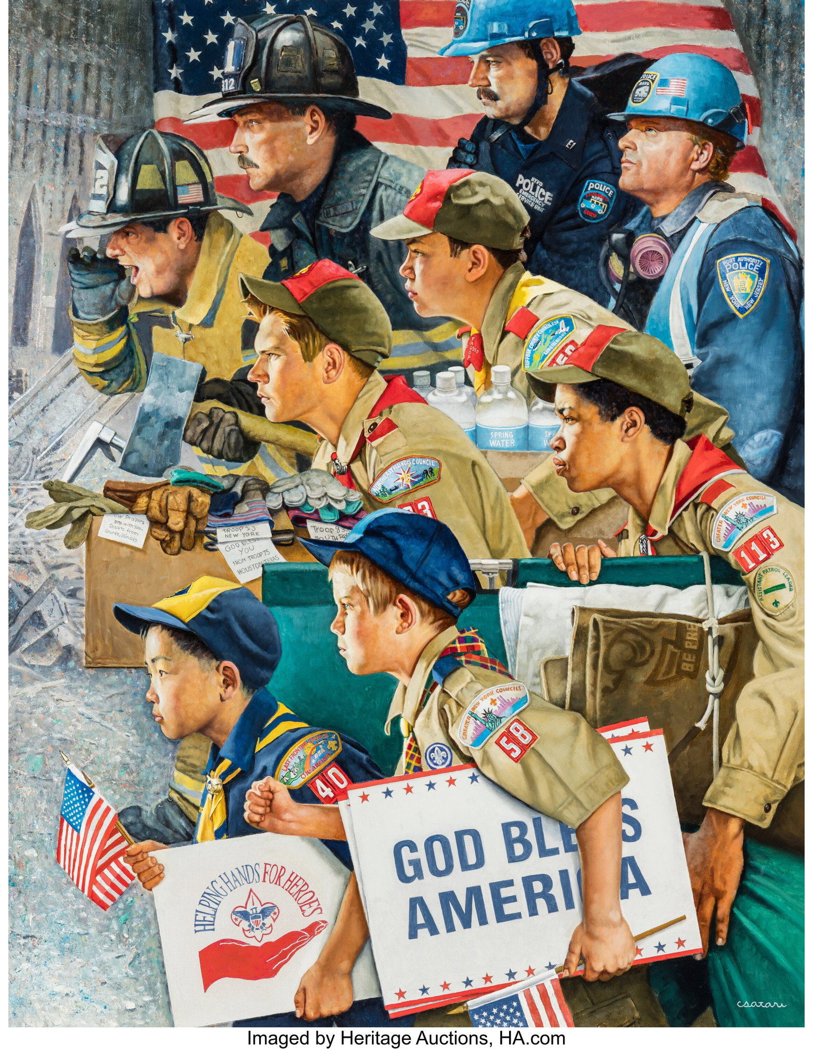 Joseph Csatari (American, 1929-2025) Prepared to (1 of 3)
