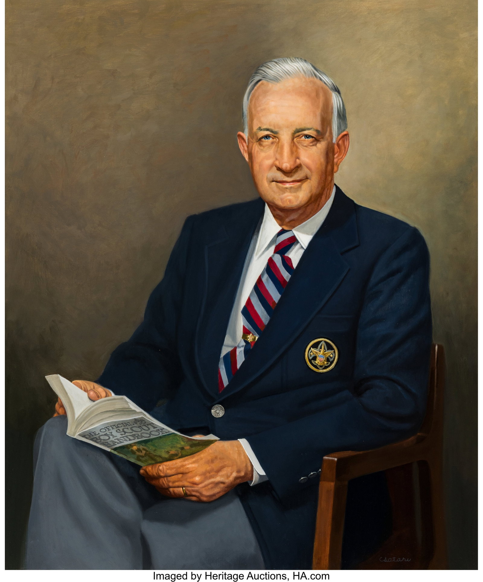 Joseph Csatari (American, 1929-2025) Portrait of