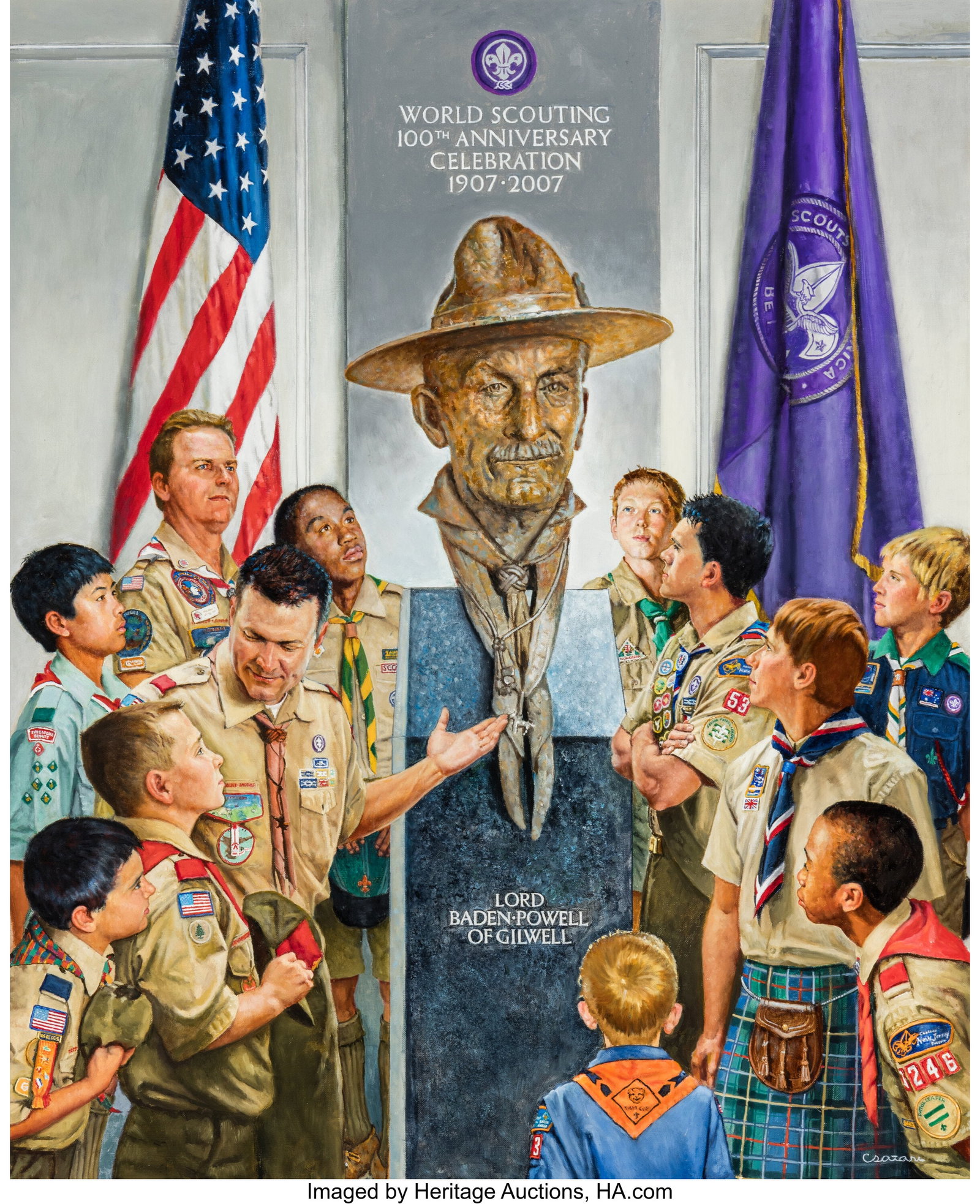Joseph Csatari (American, 1929-2025) 100th Anniv