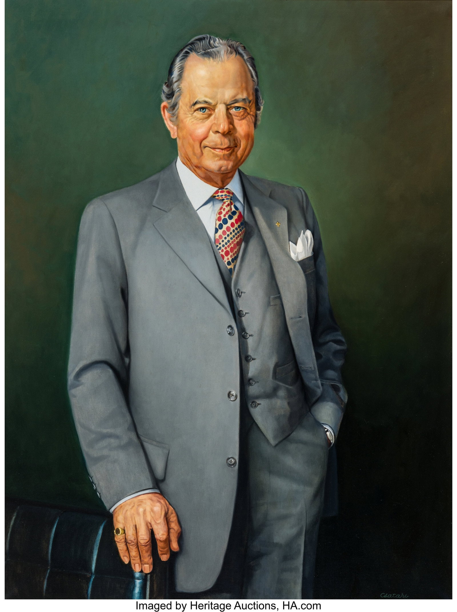 Joseph Csatari (American, 1929-2025) Portrait of