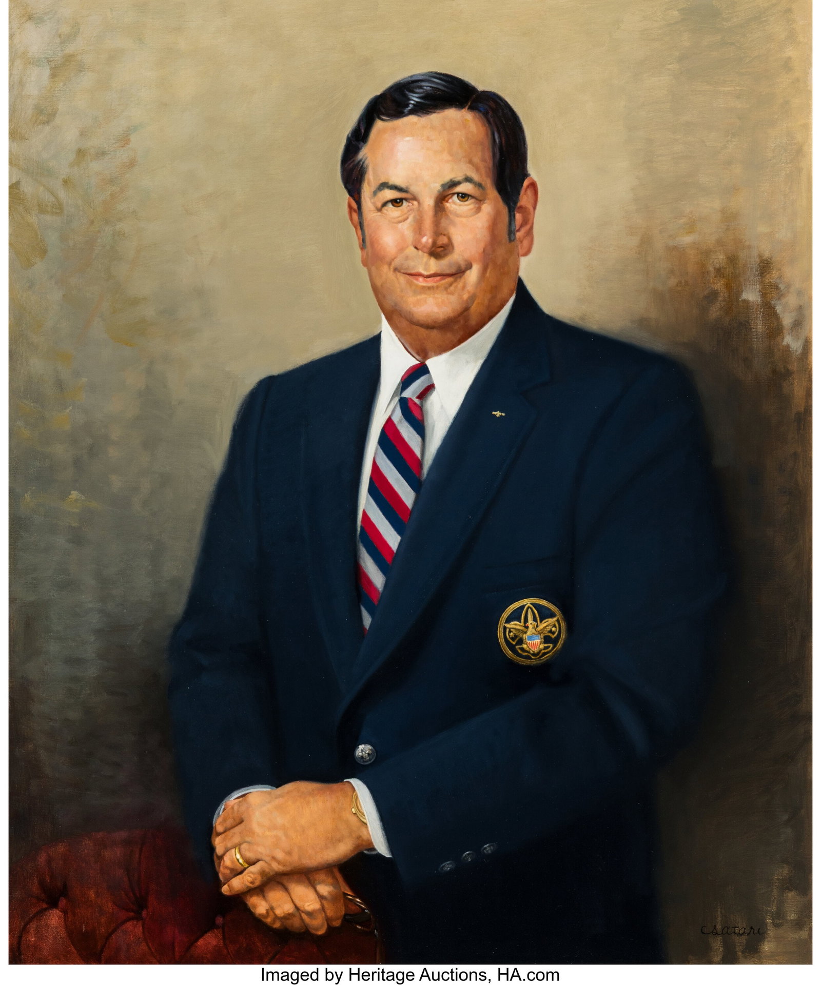 Joseph Csatari (American, 1929-2025) Portrait of