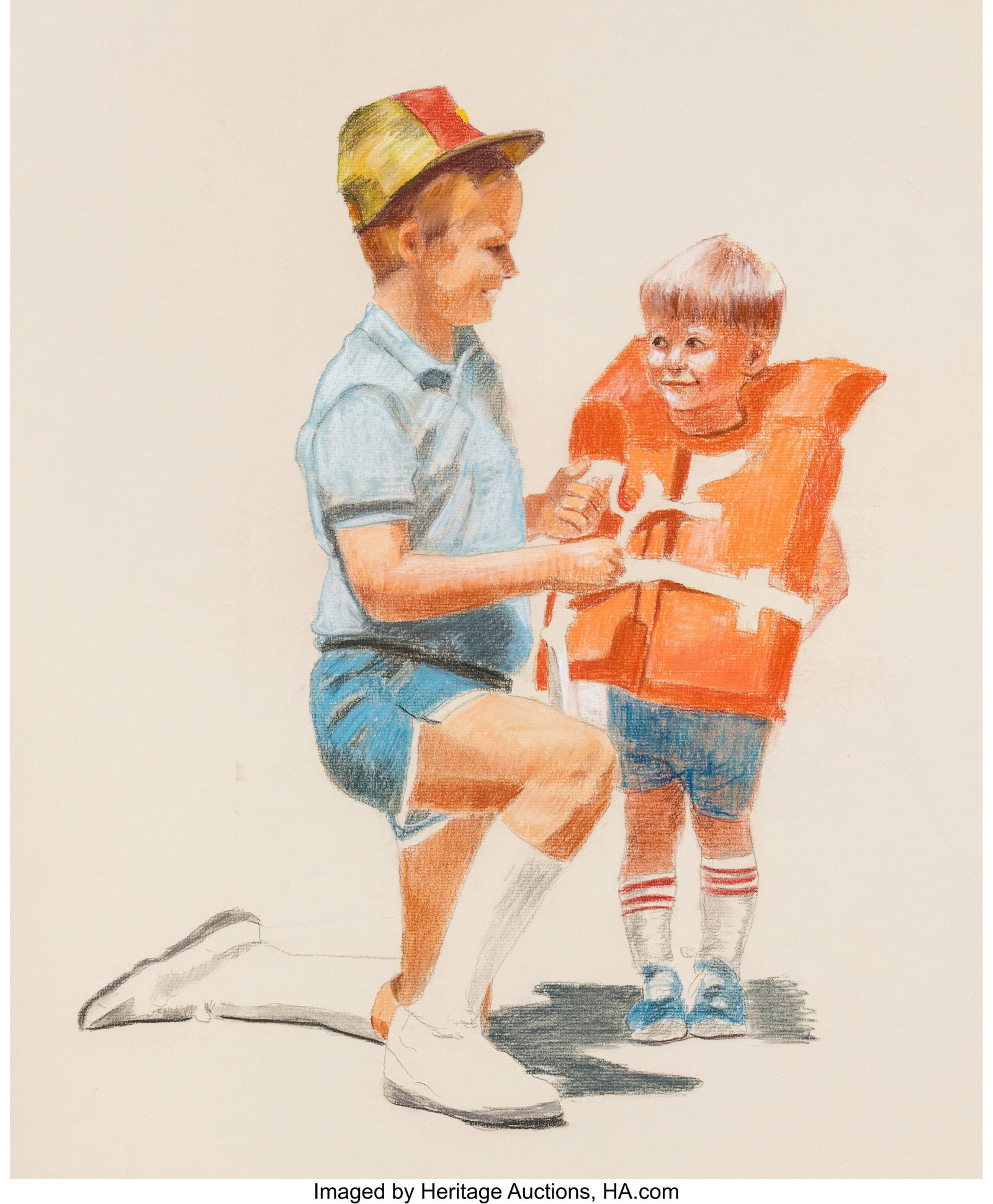 Ruth Pisano (American, 20th Century ) Study for  (1 of 2)