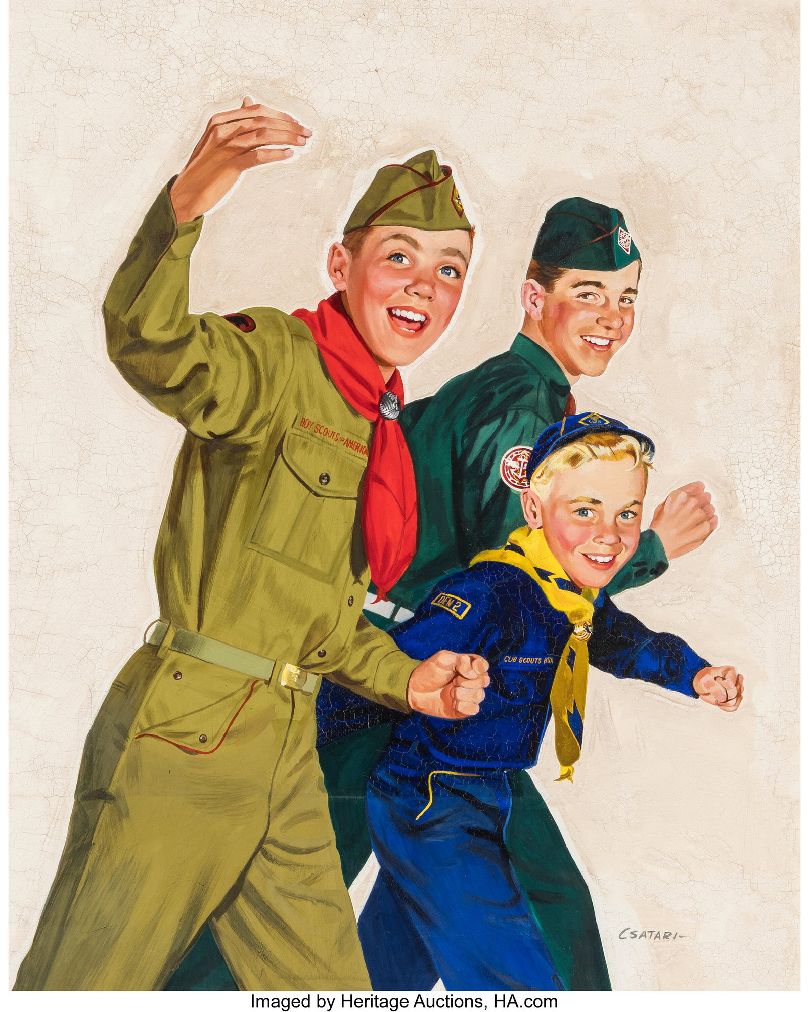 Joseph Csatari (American, 1929-2025) Come On, Jo