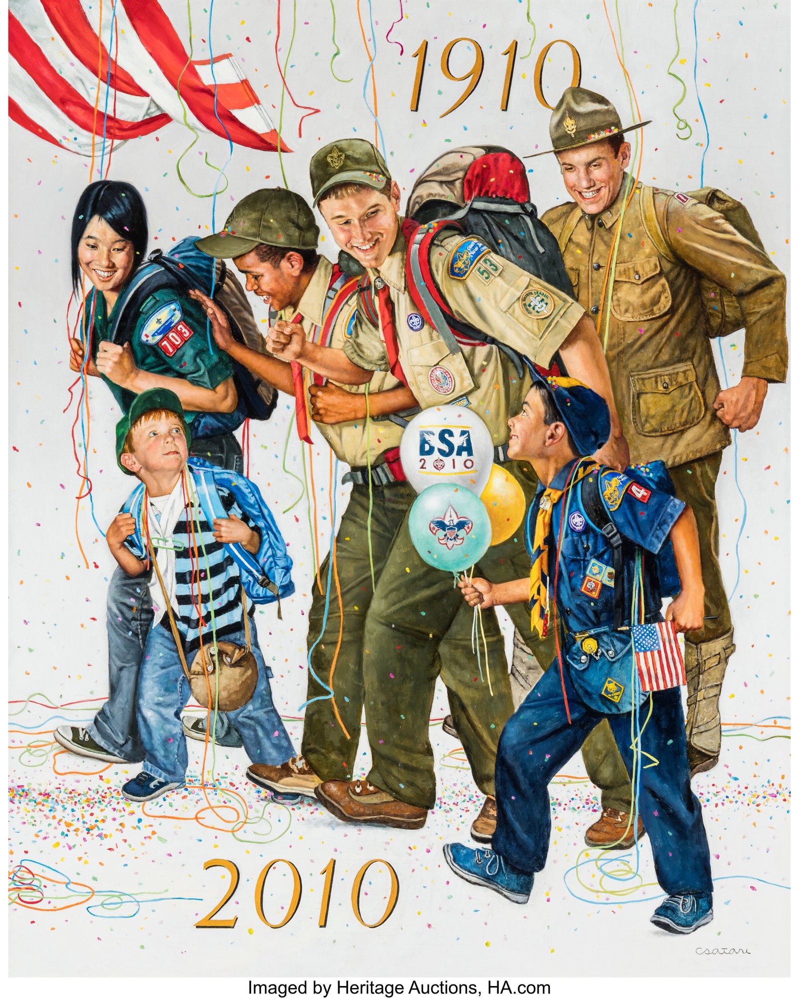 Joseph Csatari (American, 1929-2025) 100th Anniv