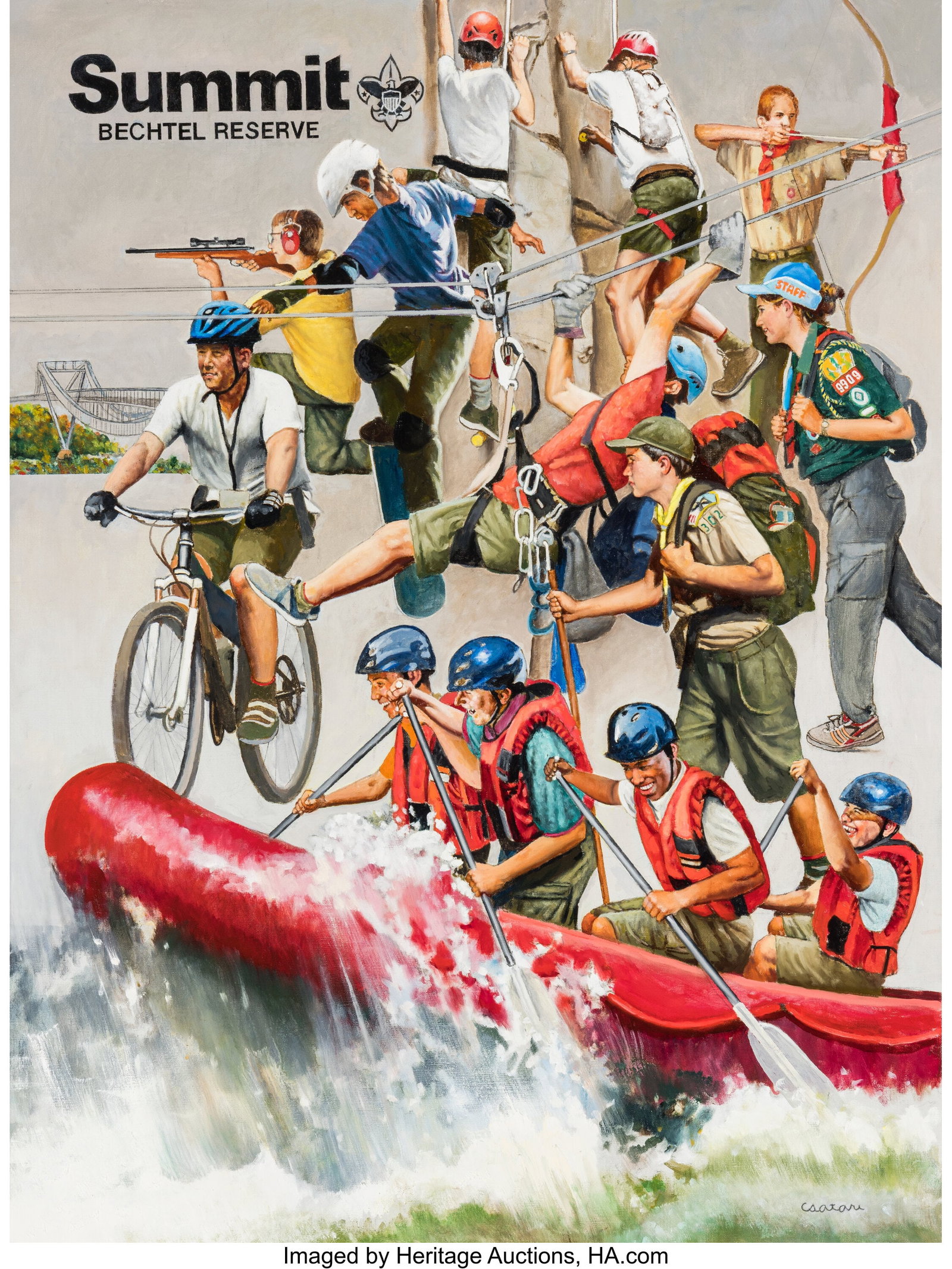 Joseph Csatari (American, 1929-2025) Summit Bech