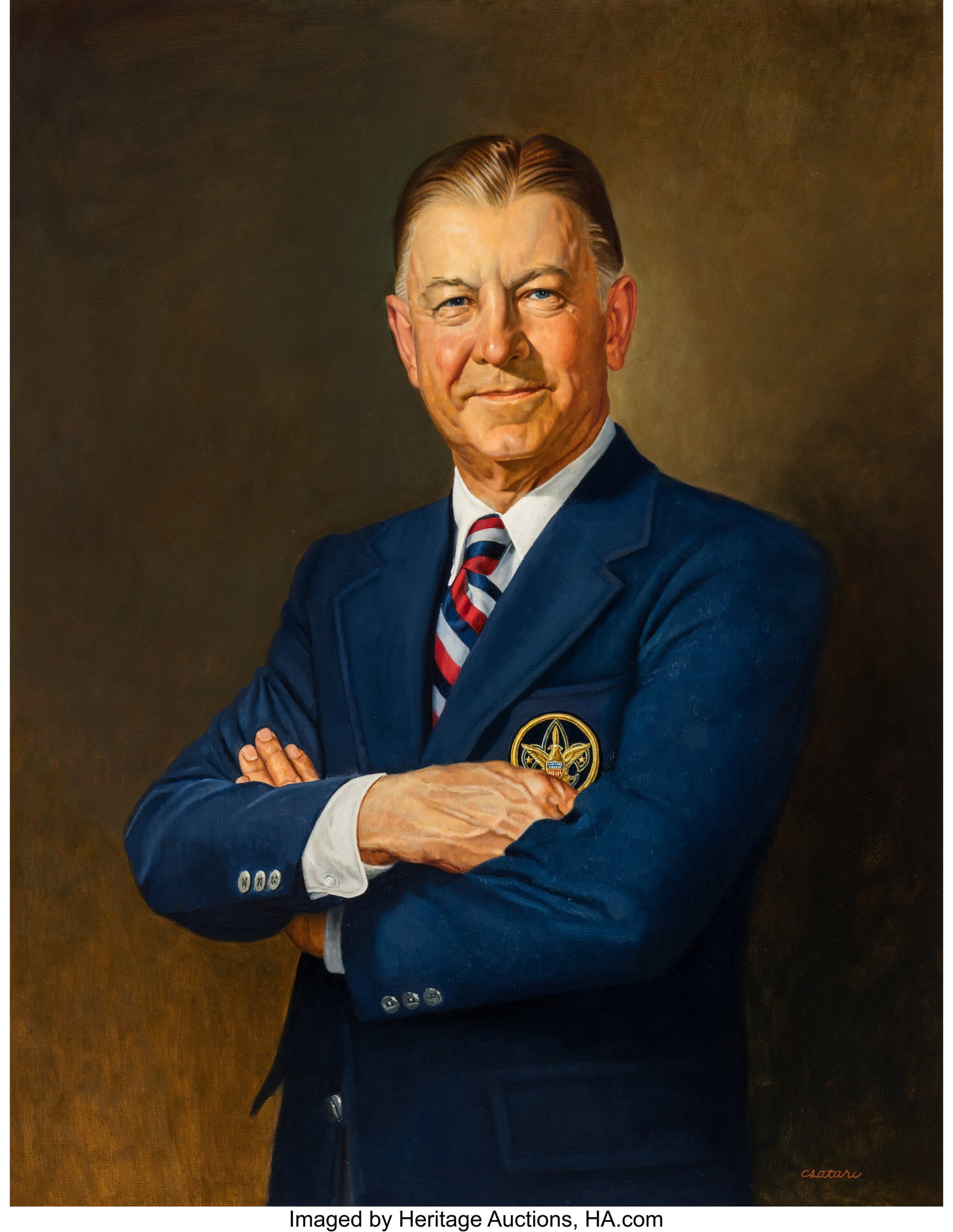 Joseph Csatari (American, 1929-2025) Portrait of