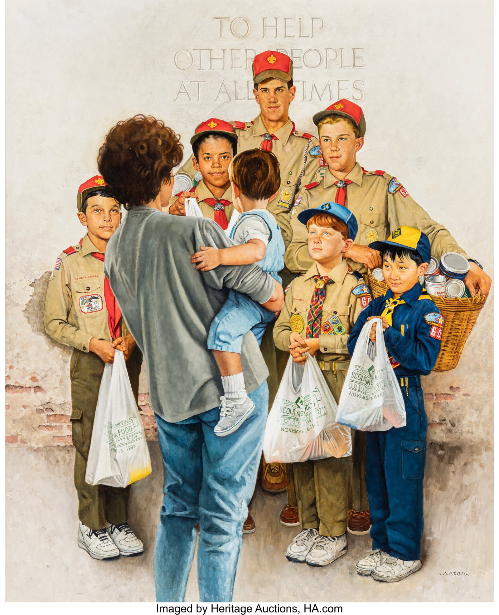 Joseph Csatari (American, 1929-2025) A Good Turn