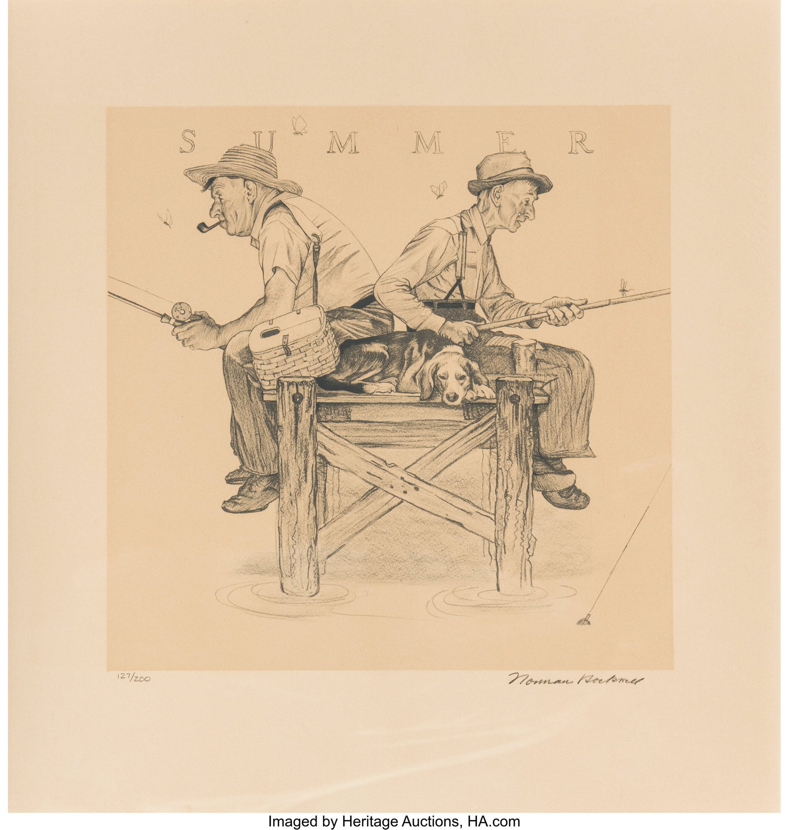 Norman Rockwell (American, 1894-1978) Four Seaso (1 of 6)