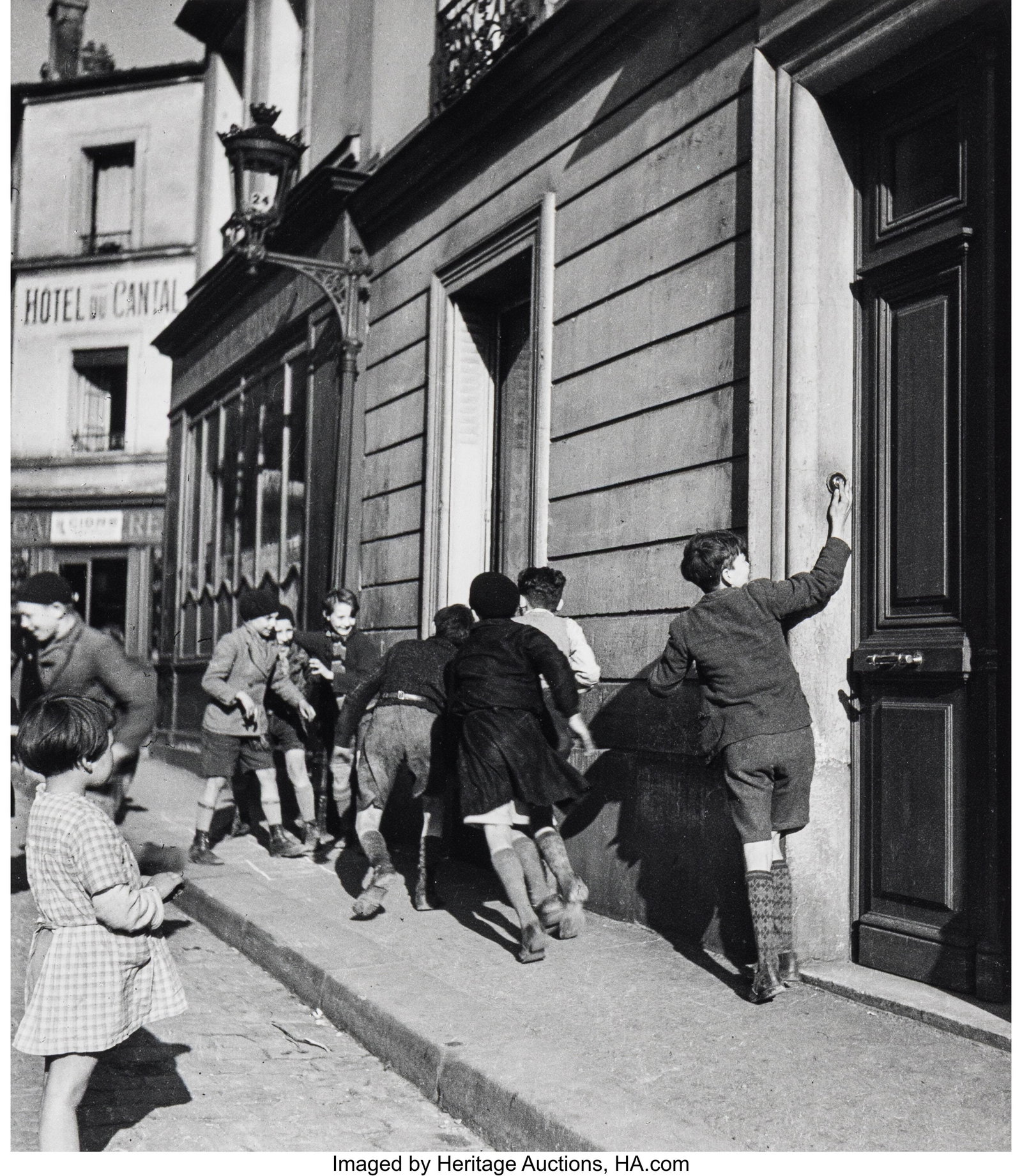 Robert Doisneau (French, 1912-1994) La Sonnette, (1 of 3)