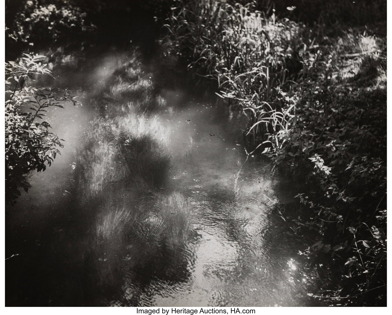 Brassaï (French, 1899-1984) Pool Reflections, c: Brassaï (French, 1899-1984) Pool Reflections, circa 1930s Gelatin silver print, printed later 9 x 11-1/4 inches (22.9 x 28.6 cm) (imag