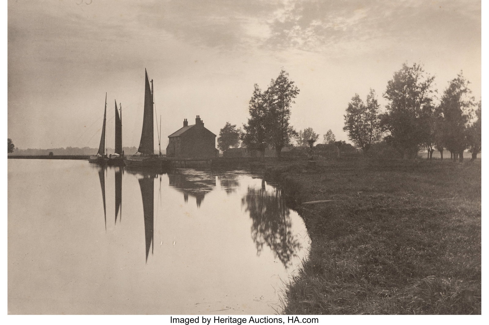 Peter Henry Emerson (British, 1856-1936) Wherrie (1 of 2)