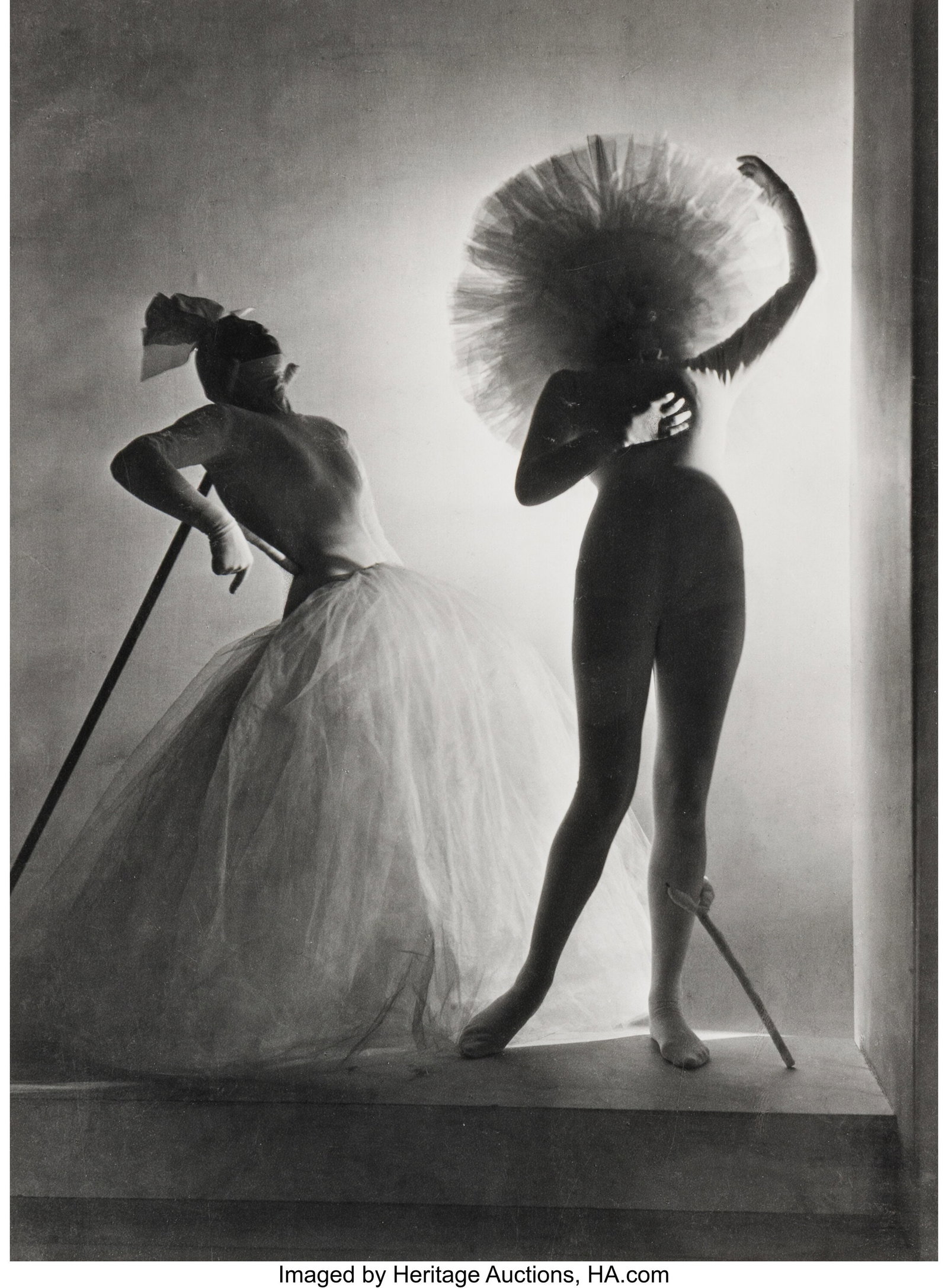 Horst P. Horst (American/German, 1906-1999) Dali: Horst P. Horst (American/German, 1906-1999) Dali Costumes, 1939 Gelatin silver print on Agfa paper, printed later 12 x 8-3/4 inches (30.5 x 22&pe