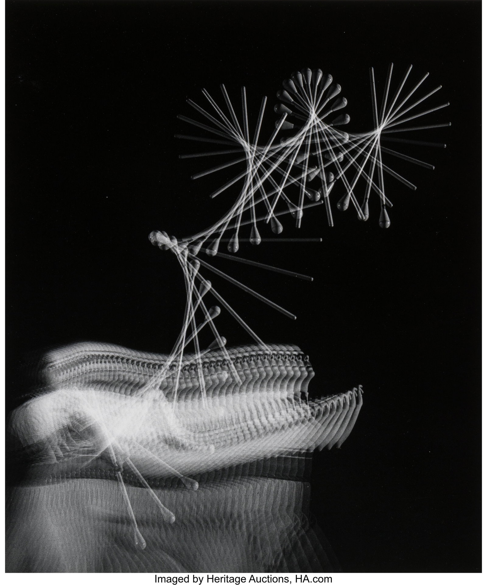 Dr. Harold Eugene Edgerton (American, 1903-1990): Dr. Harold Eugene Edgerton (American, 1903-1990) Drum Majorette, 1953 Gelatin silver print, printed 1987 17-1/2 x 14-1/4 inches (44.5 x 36&period