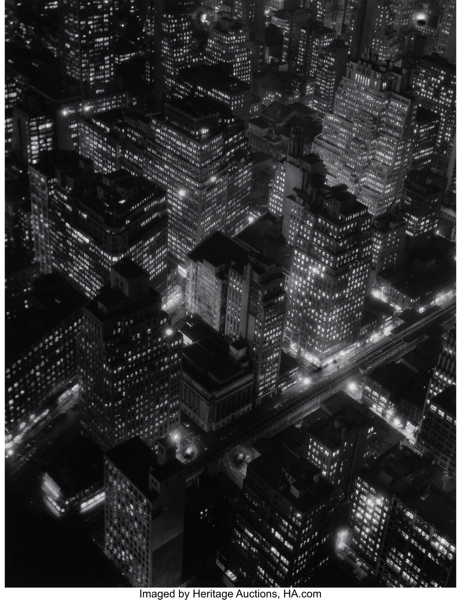 Berenice Abbott (American, 1898-1991) Ten Photog: Berenice Abbott (American, 1898-1991) Ten Photographs Portfolio (8 of 10 works), 1927-1958 Gelatin silver prints, printed 1976 13-1/2 x 10-1/2 inches &lpa