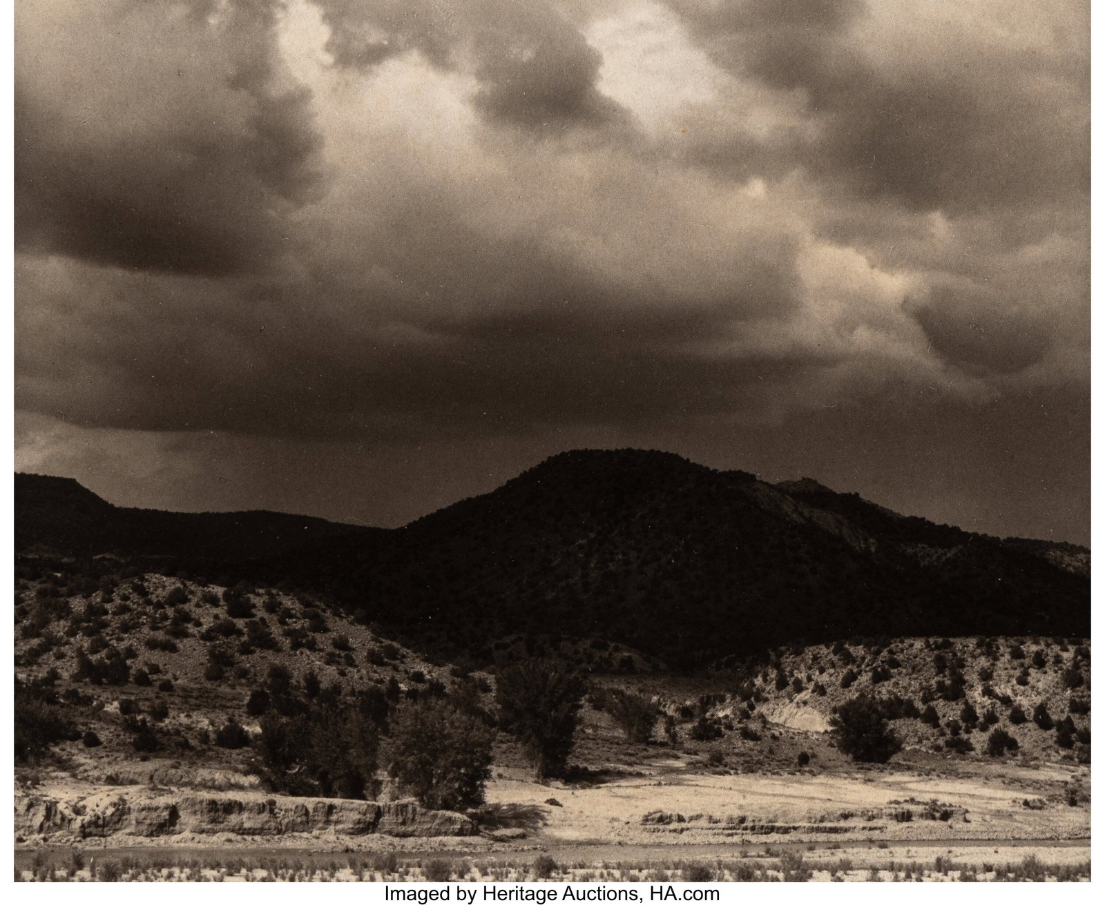 Paul Strand (American, 1890-1976) Taos, New Mexi: Paul Strand (American, 1890-1976) Taos, New Mexico (2 works), circa 1930 Varnished platinum prints 3-1/2 x 4-5/8 inches (8.9 x 11.7 cm&