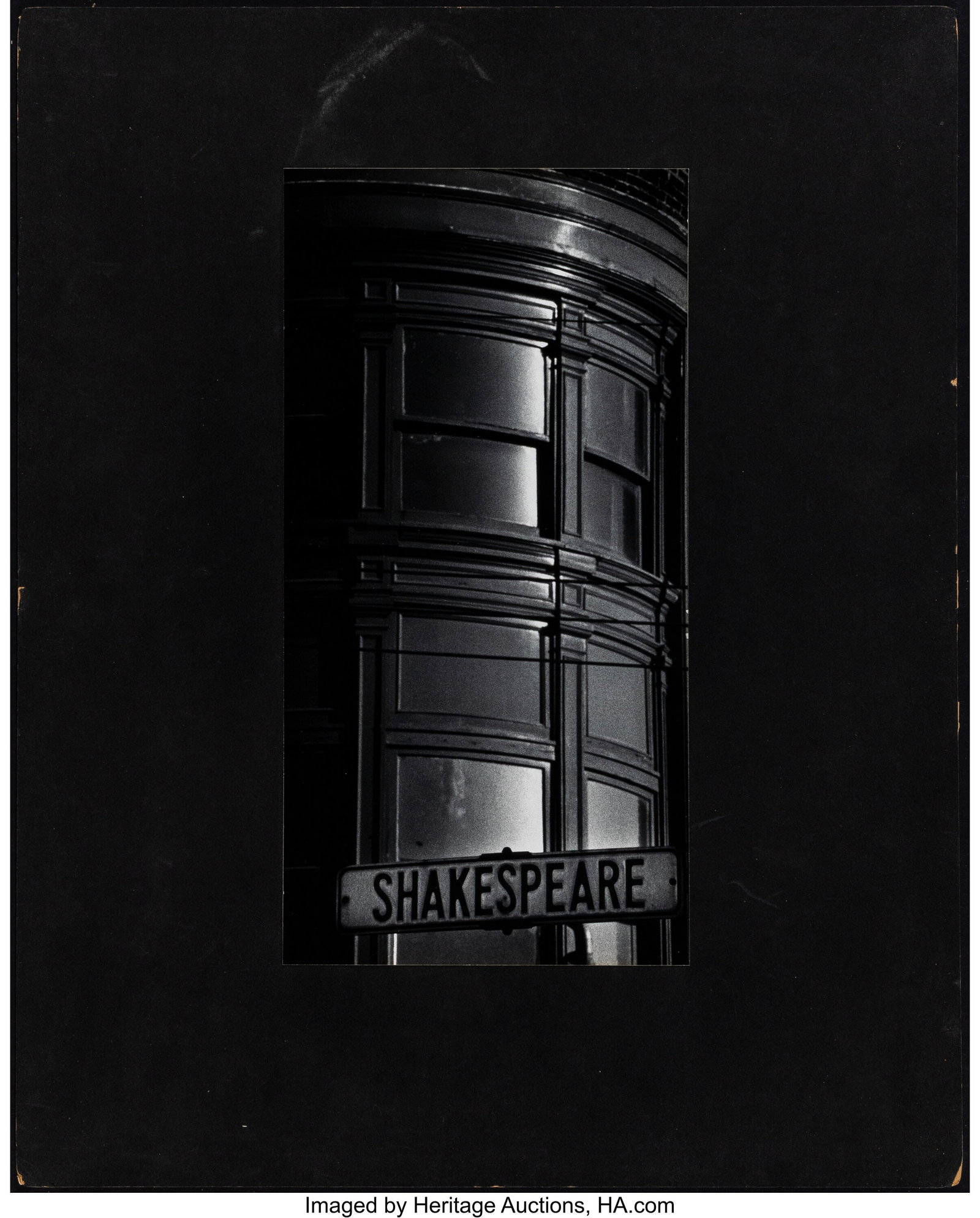 W. Eugene Smith (American, 1918-1978) Street Sig: W. Eugene Smith (American, 1918-1978) Street Signs of Pittsburgh (5 works), 1950s Gelatin silver prints 13-3/4 x 10 inches (34.9 x 25.4 cm