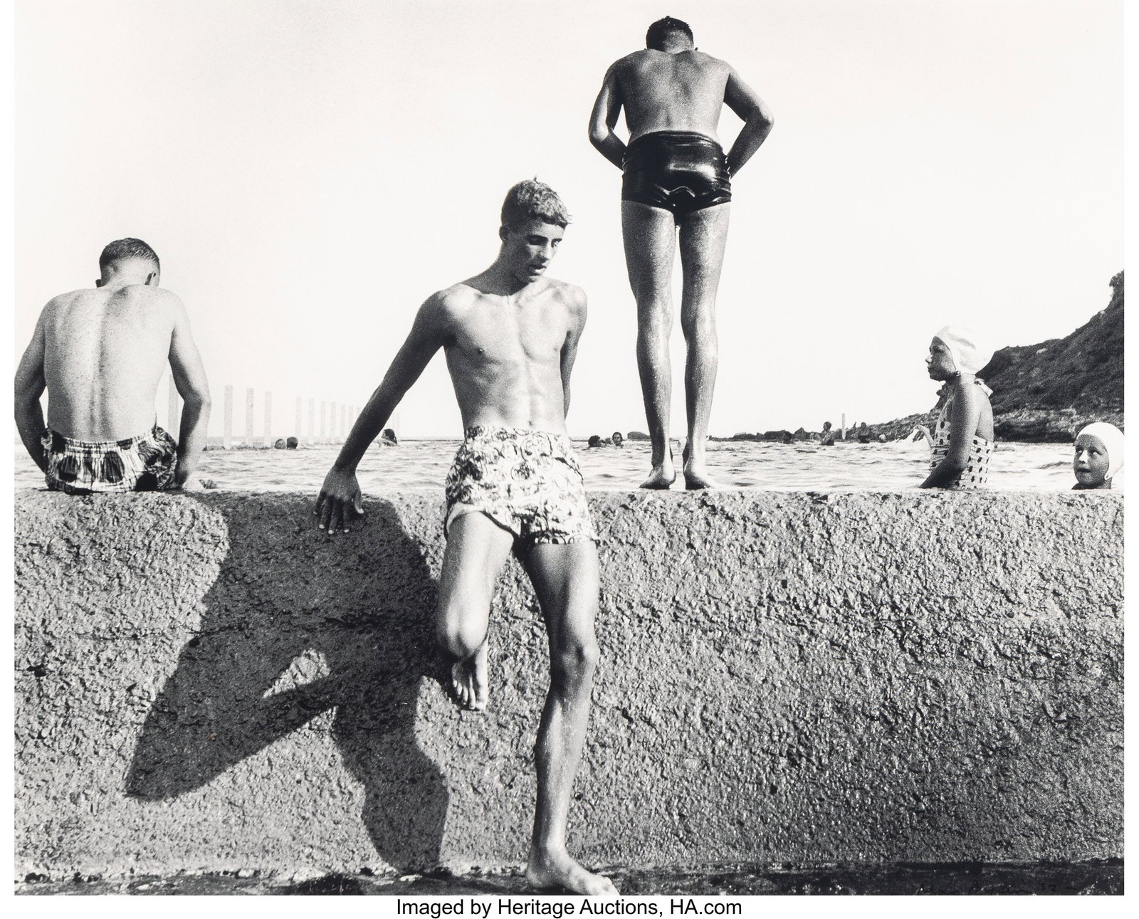 Max Dupain (Australian, 1911-1992) At Newport, 1: Max Dupain (Australian, 1911-1992) At Newport, 1952 Gelatin silver print 14-1/2 x 18 inches (36.8 x 45.7 cm) (image) 16 x 20 inches (sh