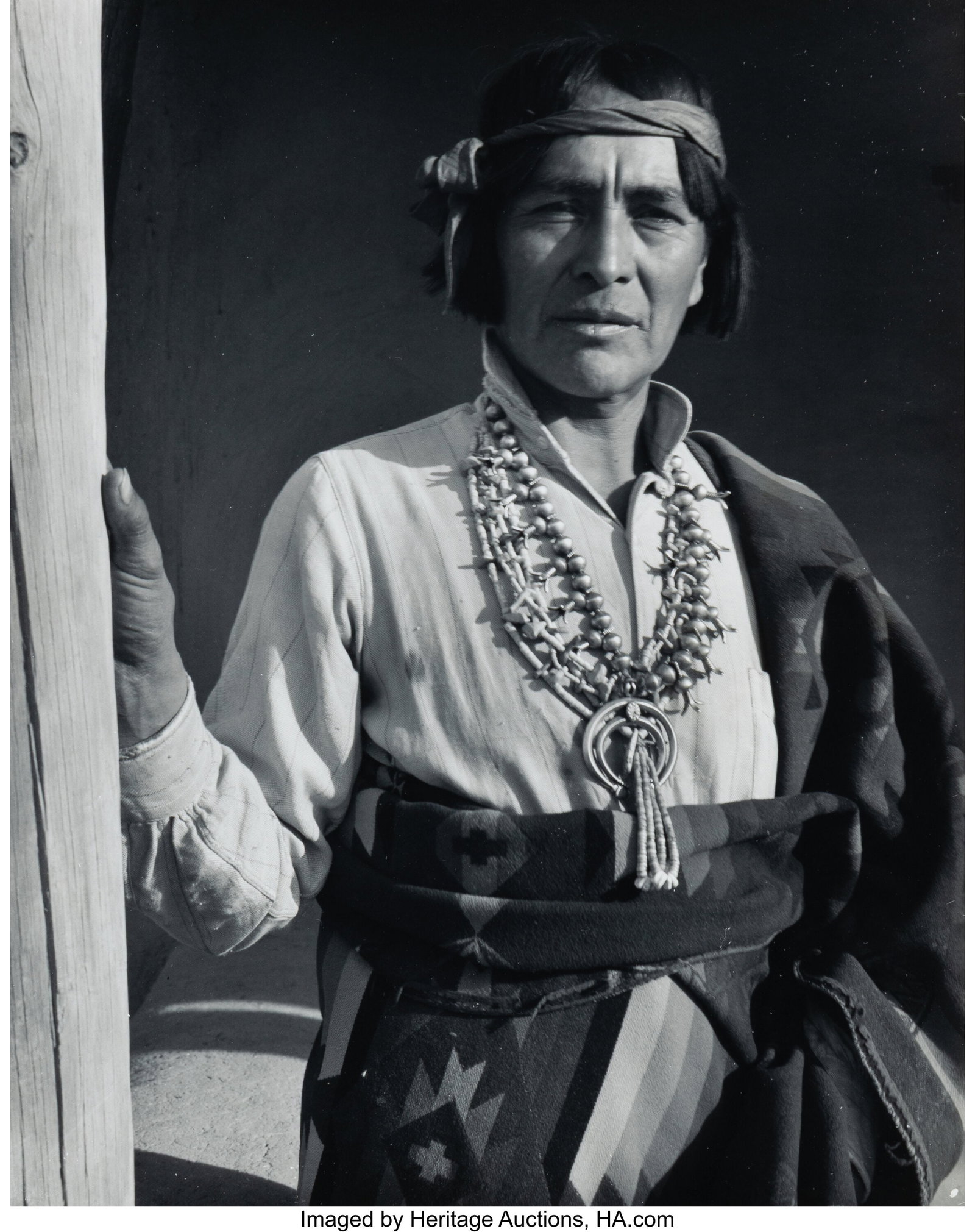 Laura Gilpin (American, 1891-1979) Tony Pena, 19: Laura Gilpin (American, 1891-1979) Tony Pena, 1945 Gelatin silver print, printed later 9-1/2 x 7-1/2 inches (24.1 x 19.1 cm) (image&rpa