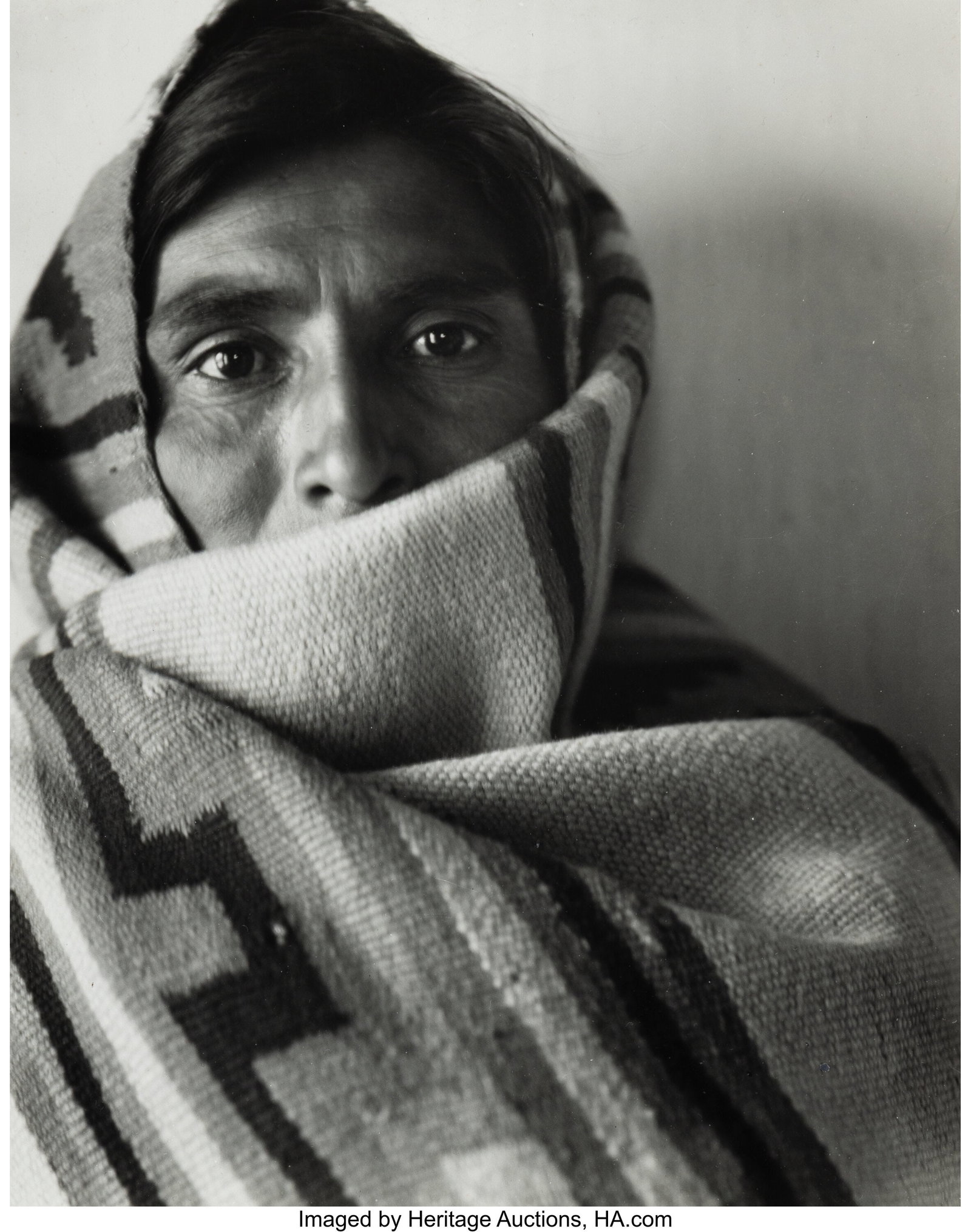 Laura Gilpin (American, 1891-1979) Navajo Medici: Laura Gilpin (American, 1891-1979) Navajo Medicine Man, 1932 Gelatin silver print, printed later 9-3/8 x 7-1/4 inches (23.8 x 18.4 cm) &lpar